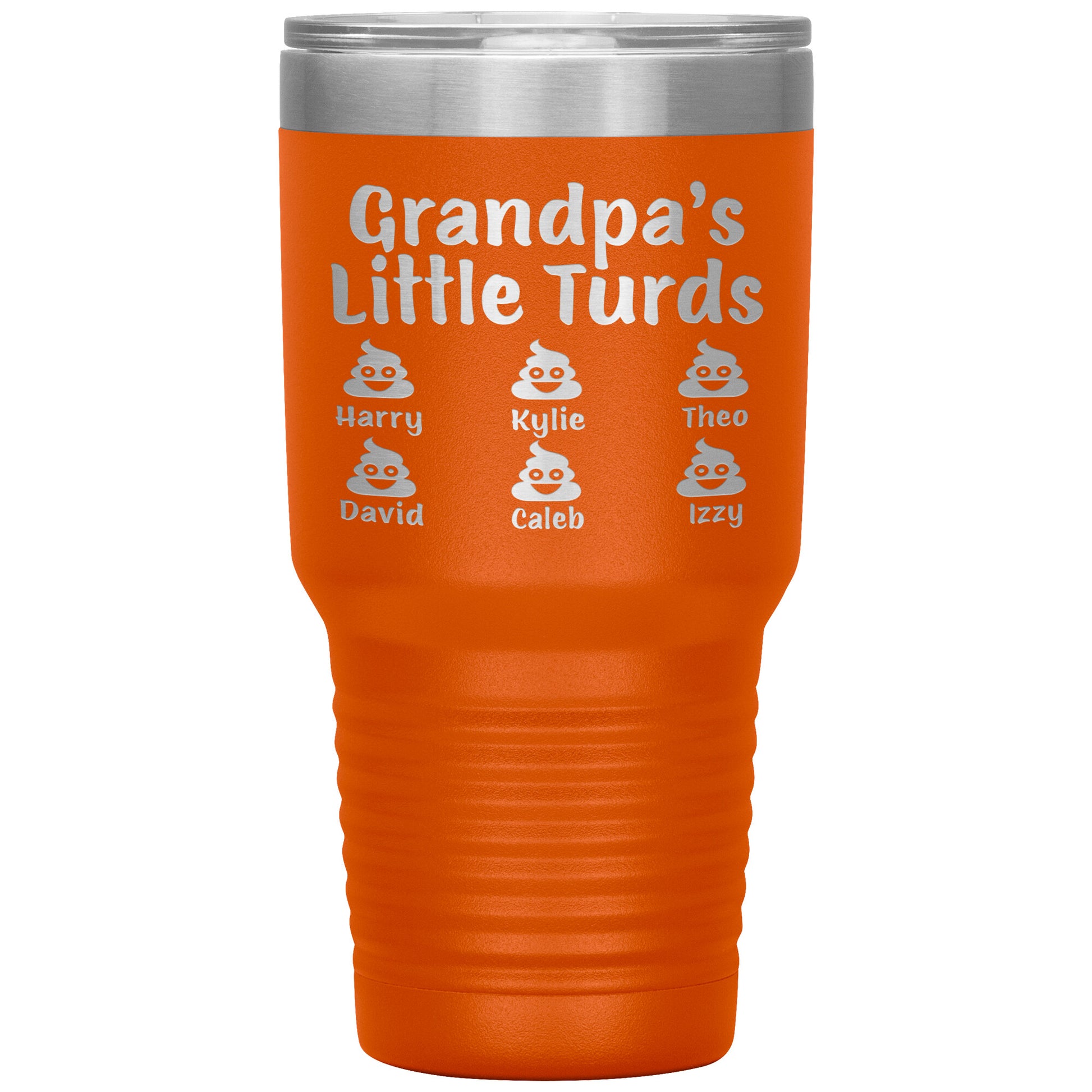 Grandpa's Little Turds Tumbler