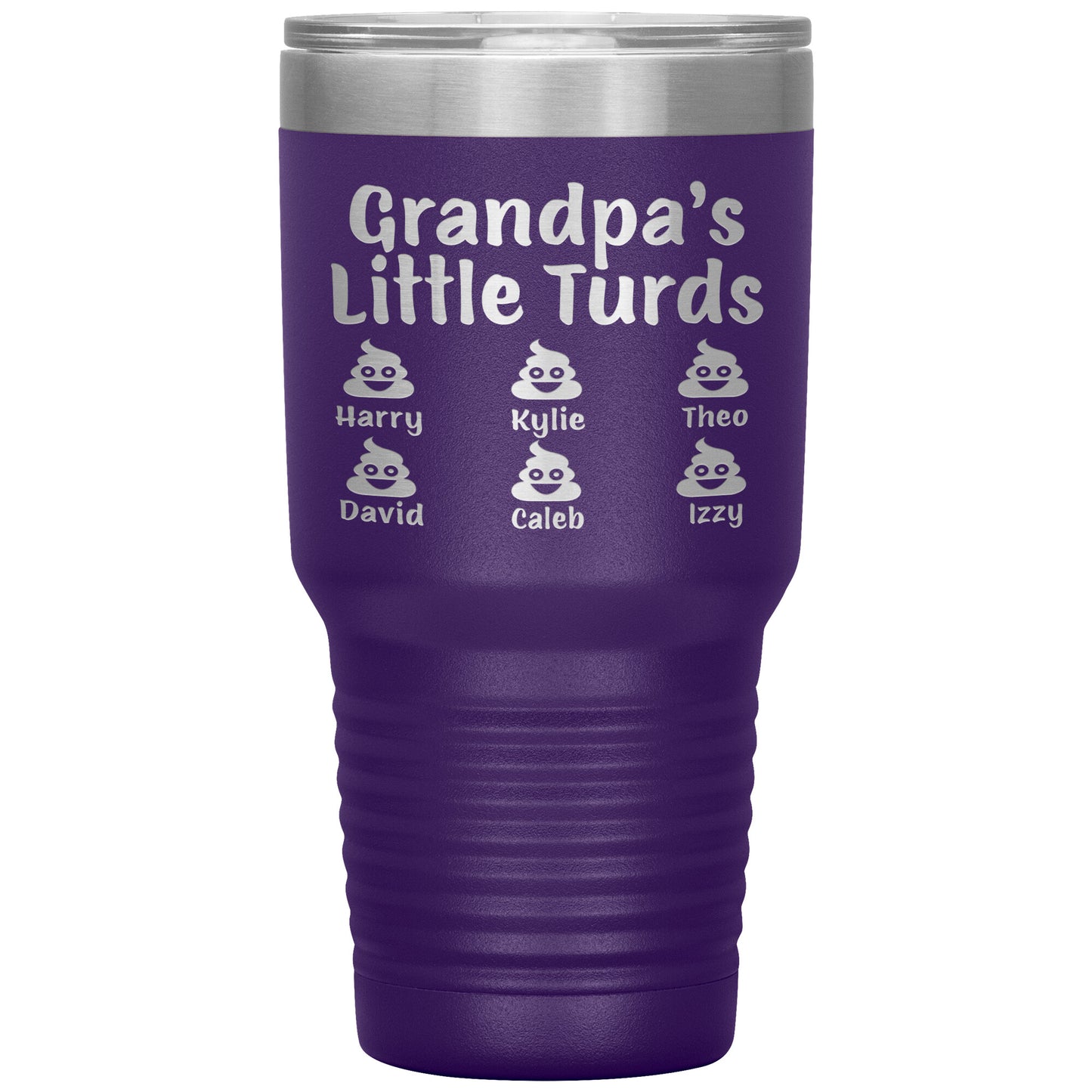 Grandpa's Little Turds Tumbler