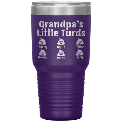 Grandpa's Little Turds Tumbler