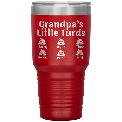 Grandpa's Little Turds Tumbler