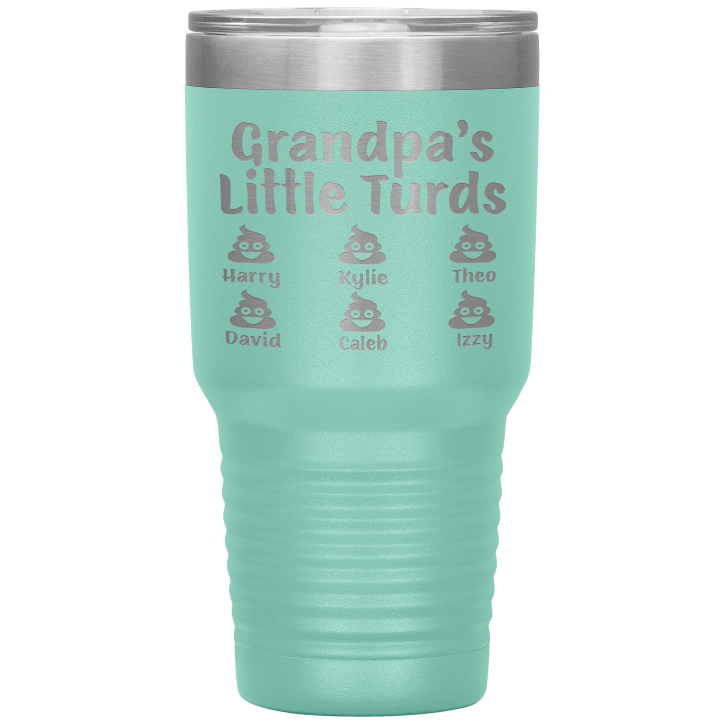 Grandpa's Little Turds Tumbler