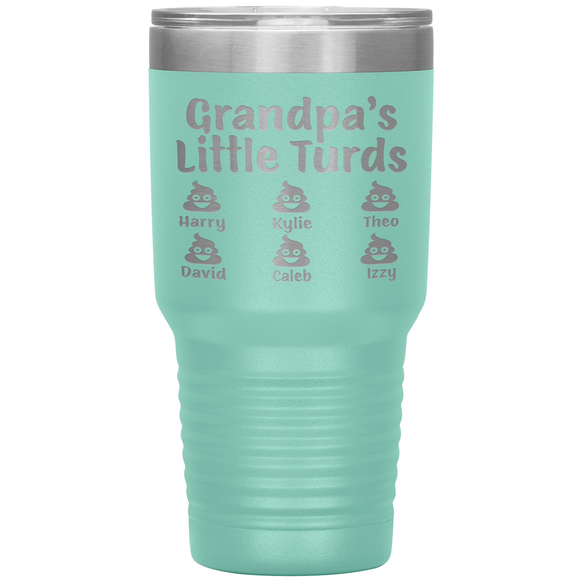 Grandpa's Little Turds Tumbler