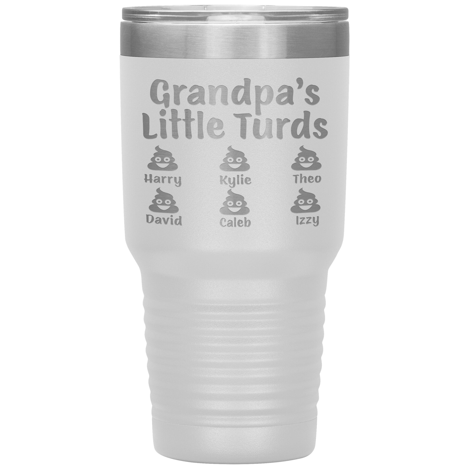 Grandpa's Little Turds Tumbler
