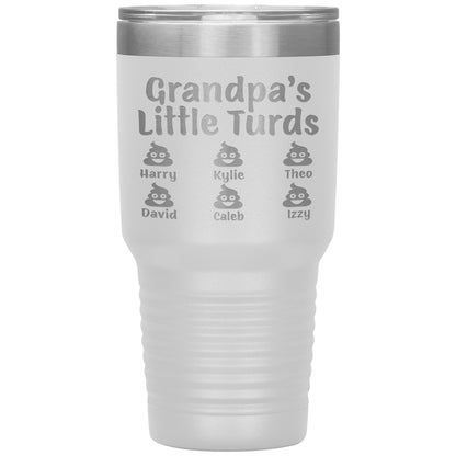 Grandpa's Little Turds Tumbler