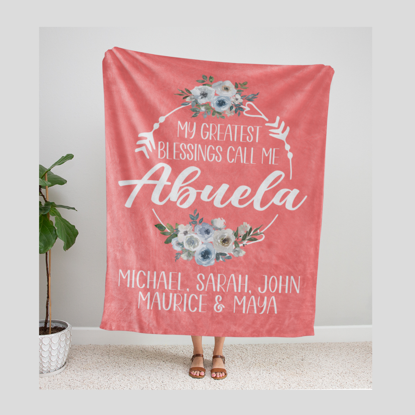 Greatest Blessing Abuela Blanket