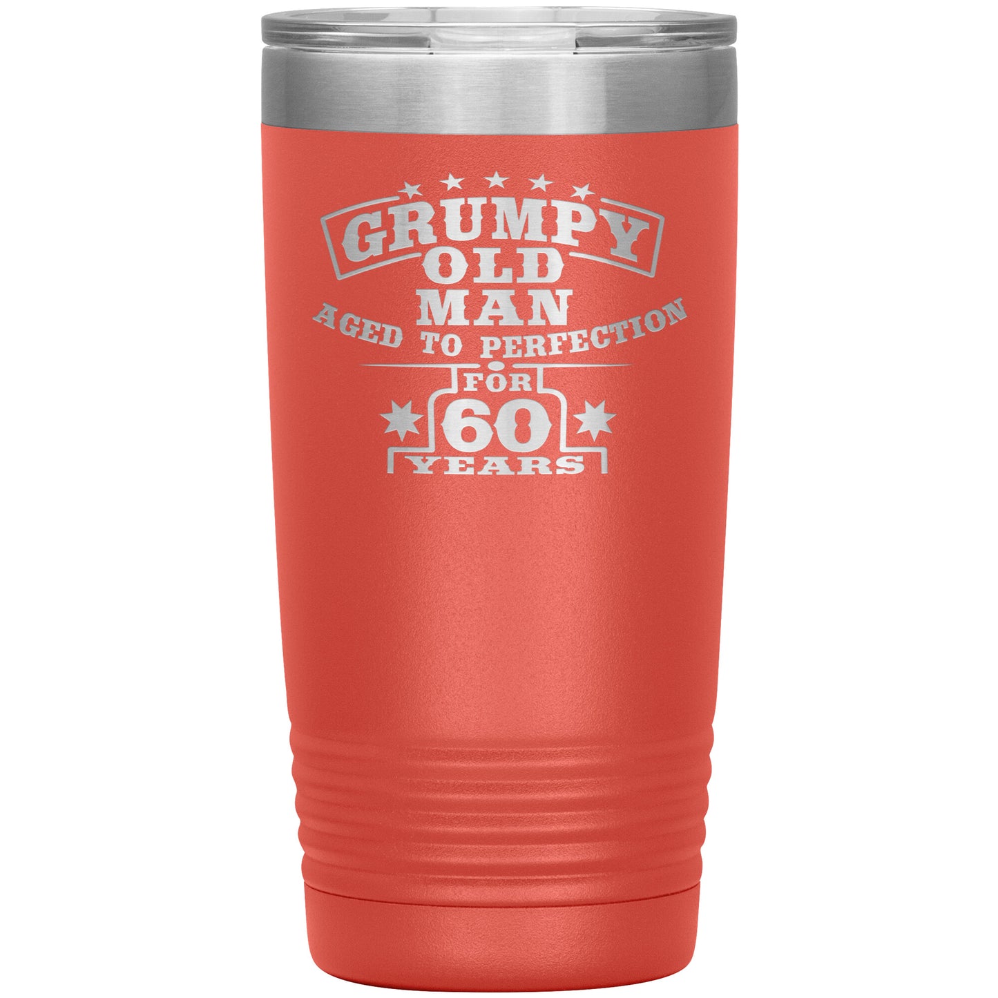 Grumpy Old Man - 60th Birthday Tumbler