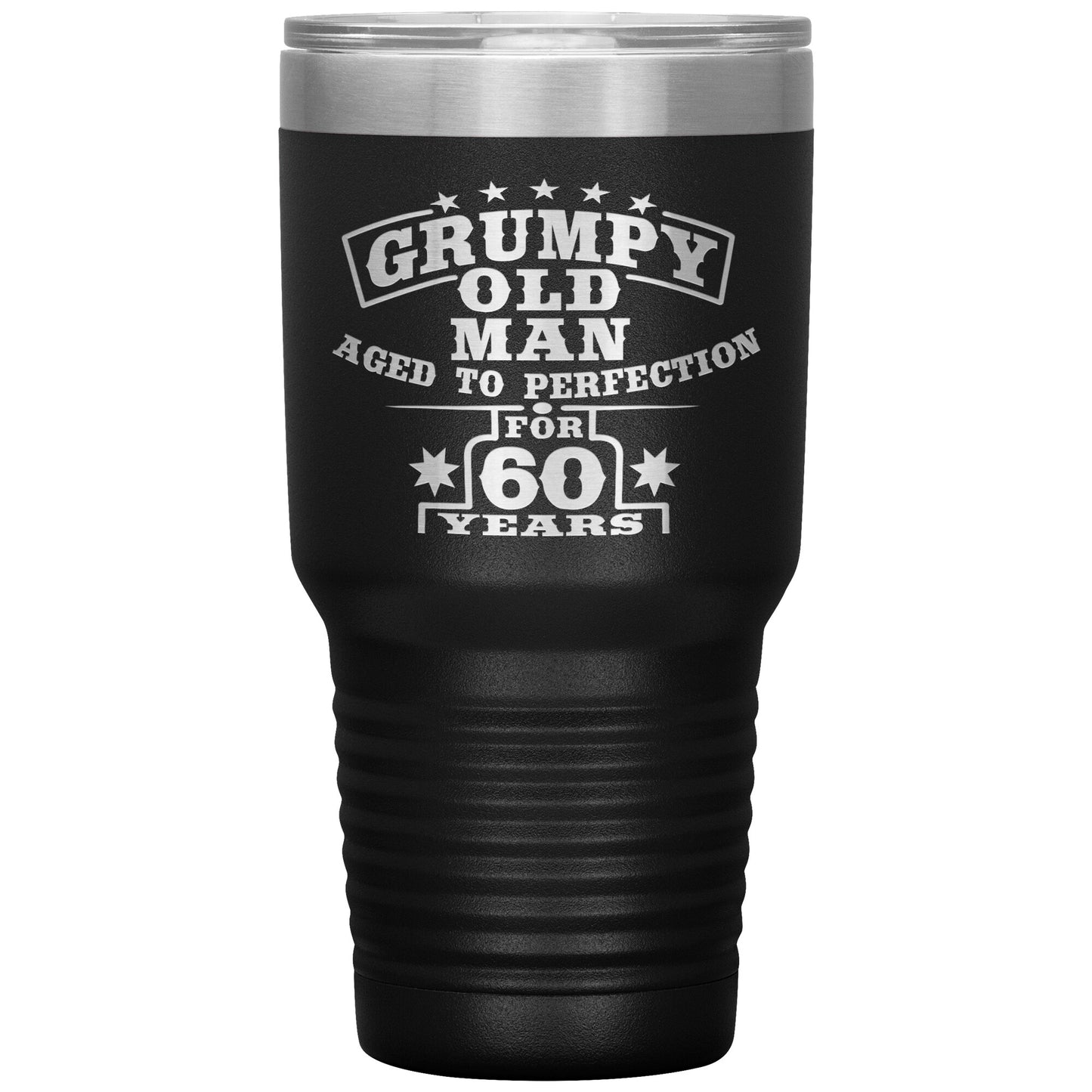 Grumpy Old Man - 60th Birthday Tumbler