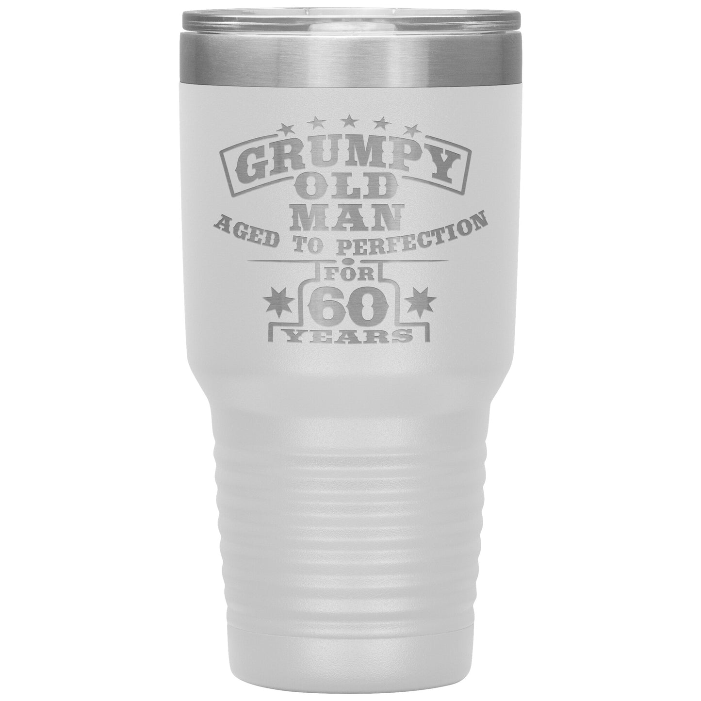 Grumpy Old Man - 60th Birthday Tumbler