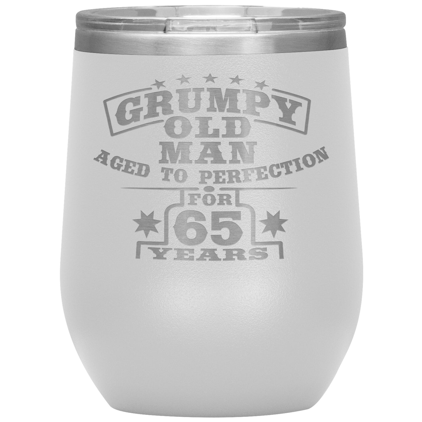 Grumpy Old Man - 65th Birthday Tumbler