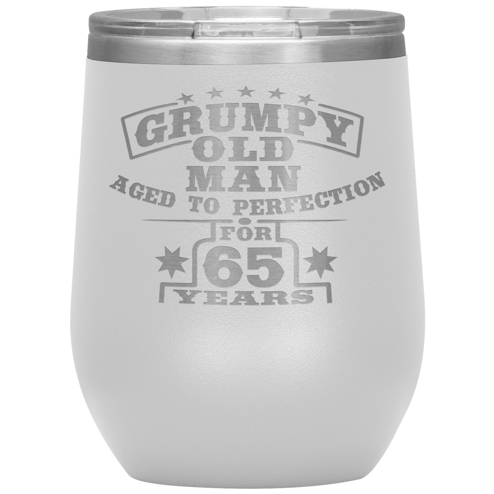 Grumpy Old Man - 65th Birthday Tumbler