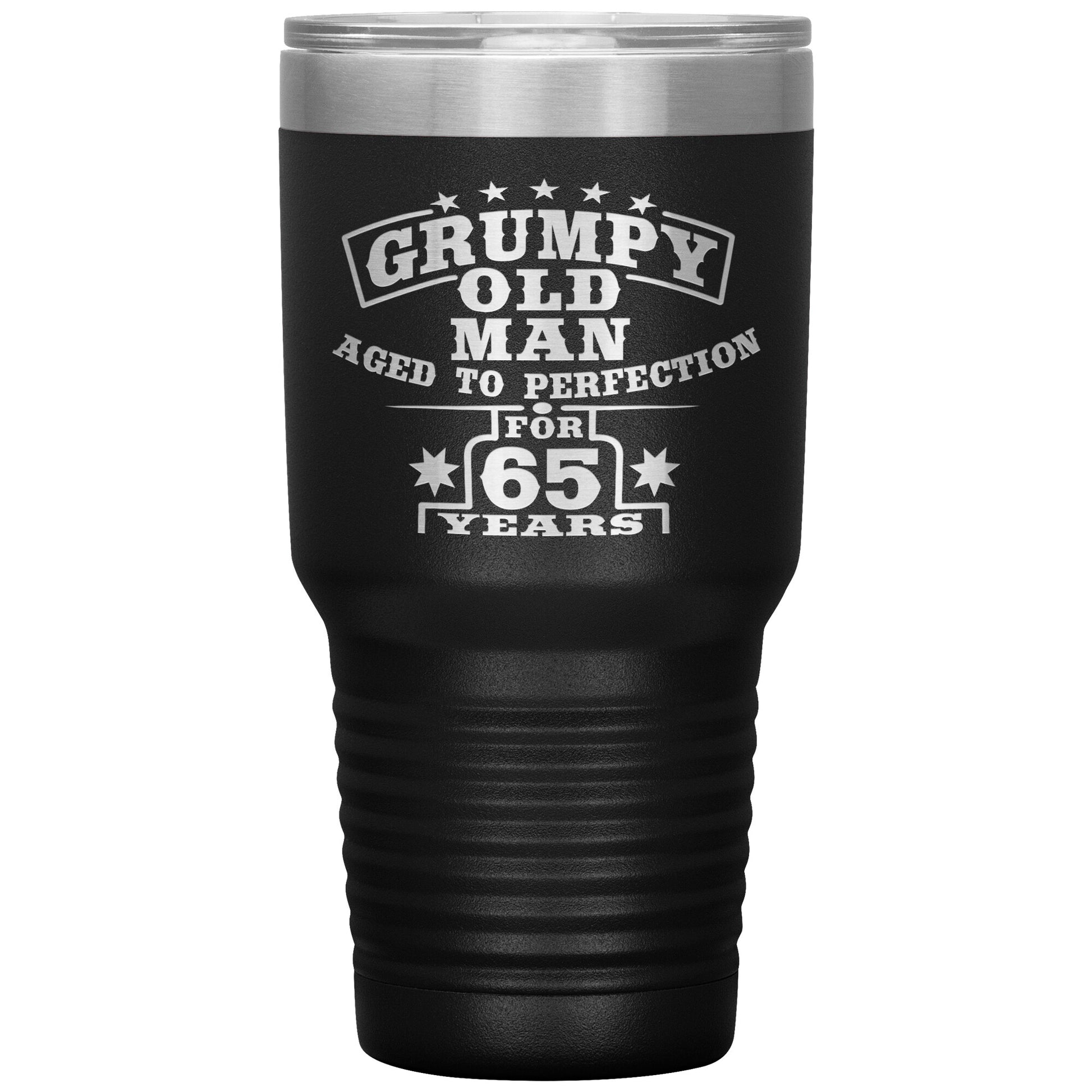 Grumpy Old Man - 65th Birthday Tumbler