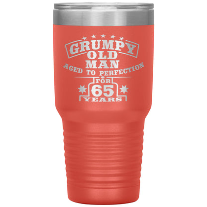 Grumpy Old Man - 65th Birthday Tumbler
