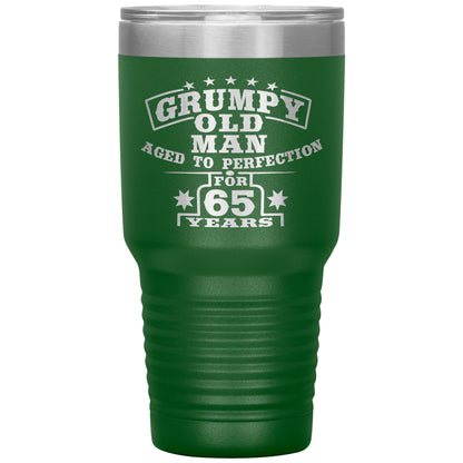 Grumpy Old Man - 65th Birthday Tumbler