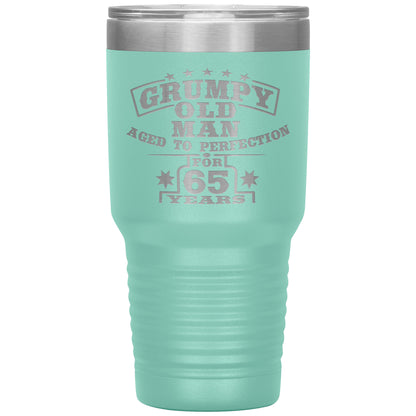 Grumpy Old Man - 65th Birthday Tumbler