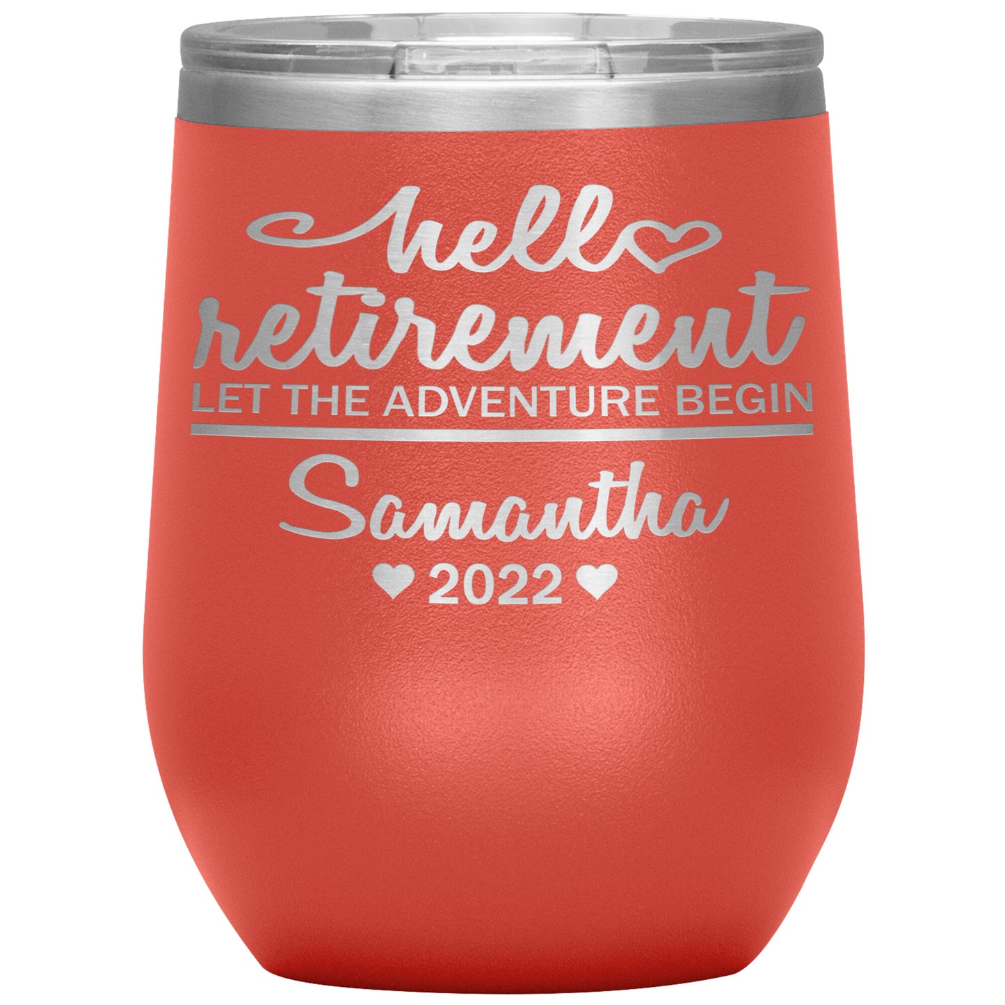 Hello Retirement Let The Adventure Begin Name Tumbler
