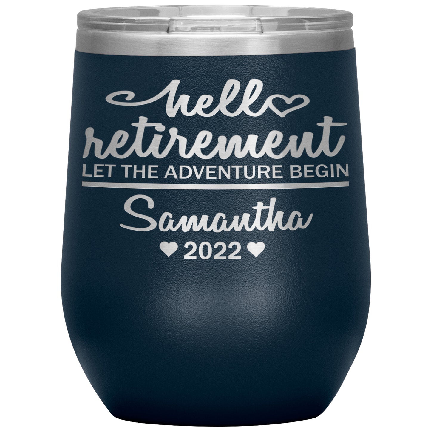 Hello Retirement Let The Adventure Begin Name Tumbler