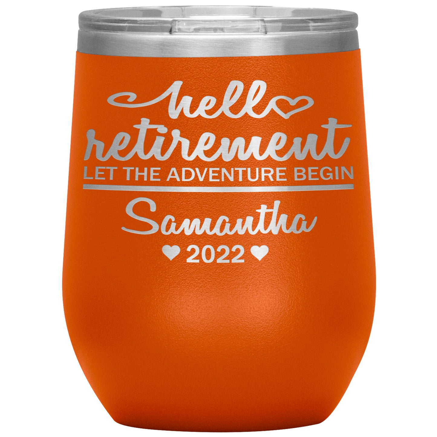 Hello Retirement Let The Adventure Begin Name Tumbler