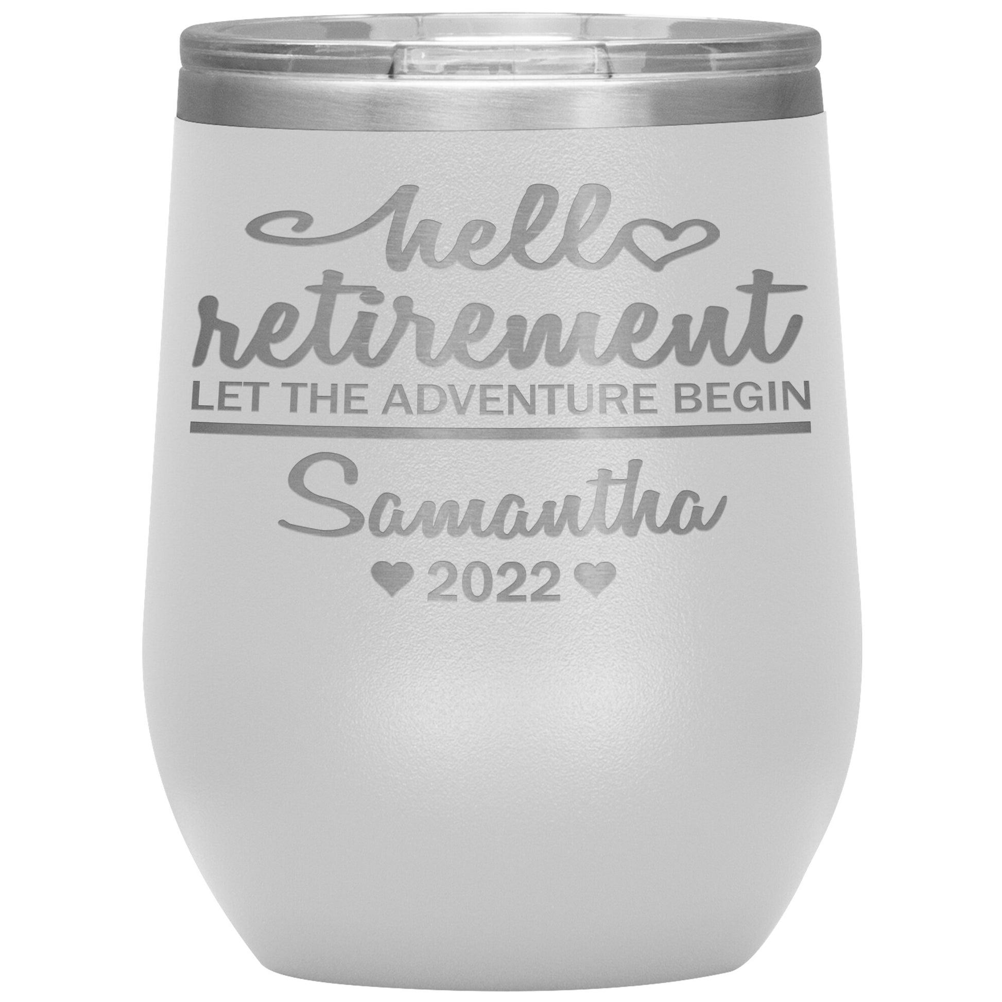 Hello Retirement Let The Adventure Begin Name Tumbler