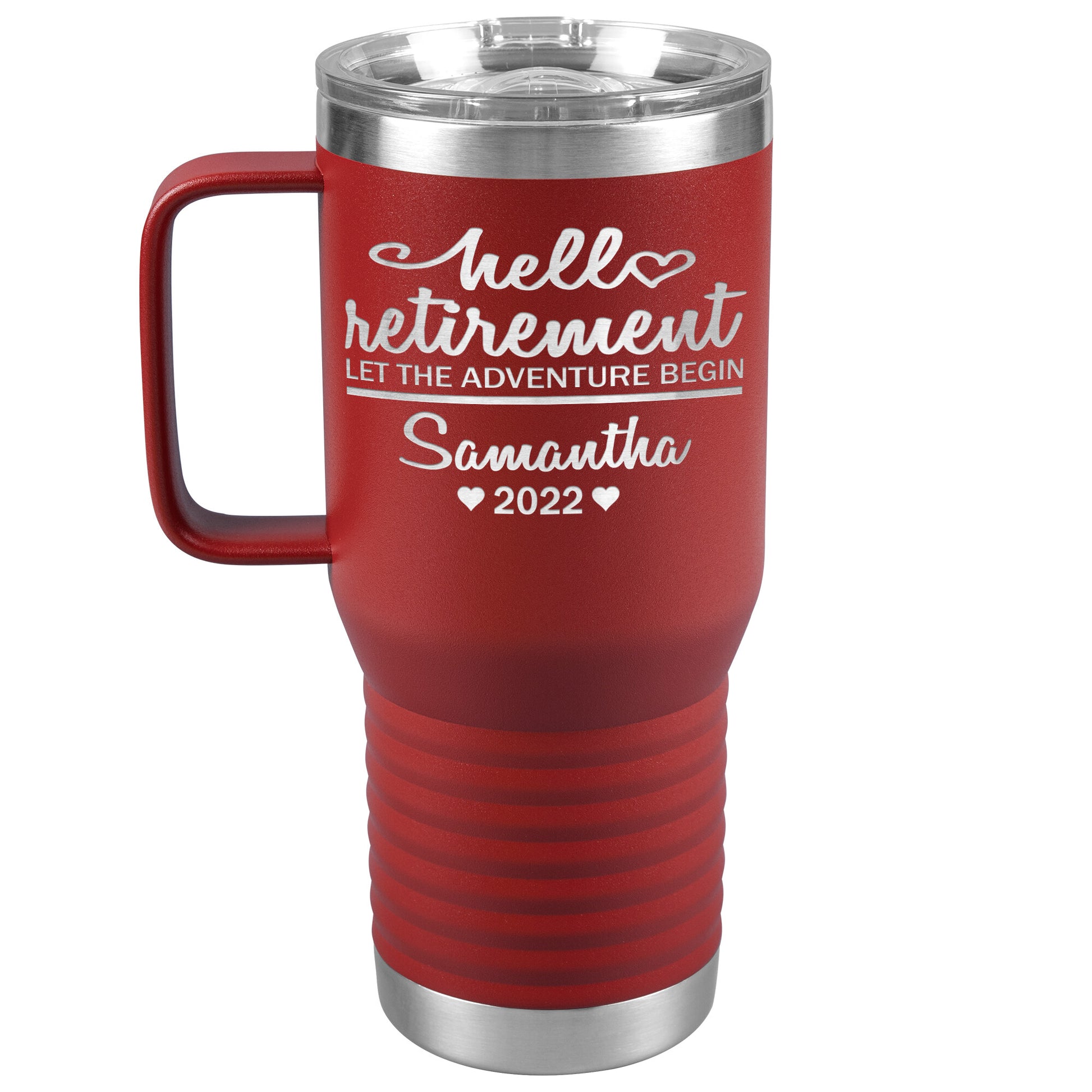 Hello Retirement Let The Adventure Begin Name Tumbler