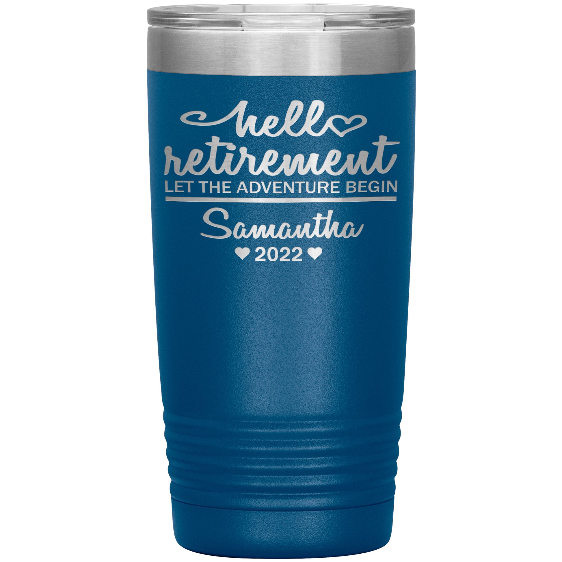 Hello Retirement Let The Adventure Begin Name Tumbler