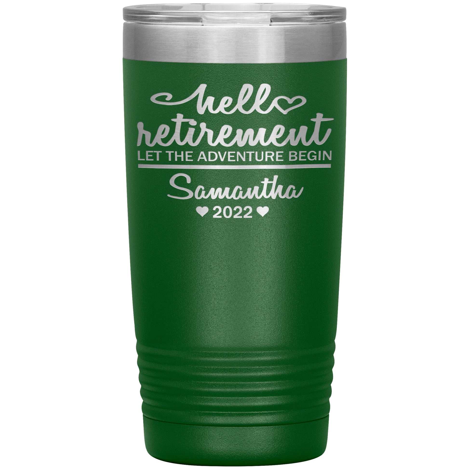 Hello Retirement Let The Adventure Begin Name Tumbler