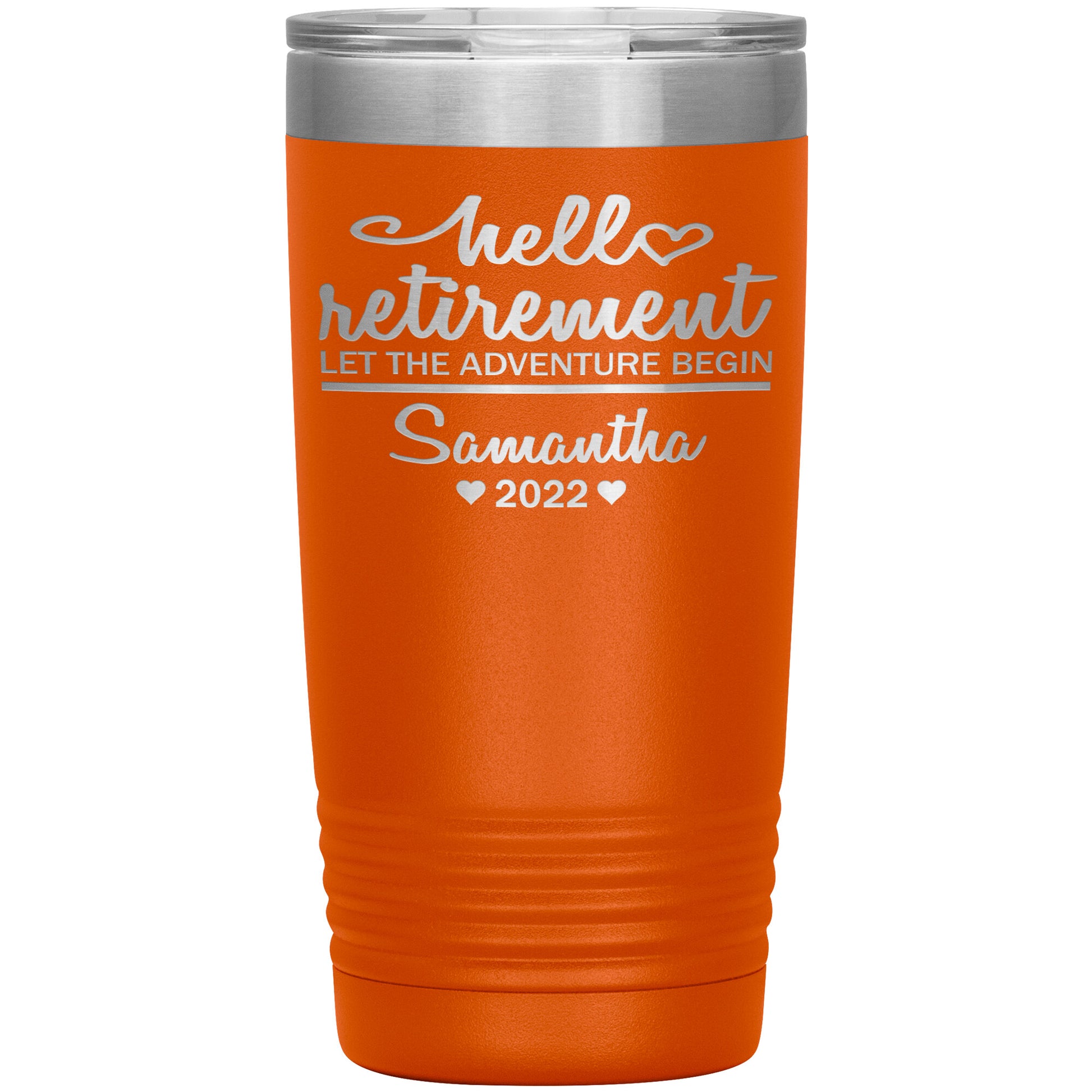 Hello Retirement Let The Adventure Begin Name Tumbler
