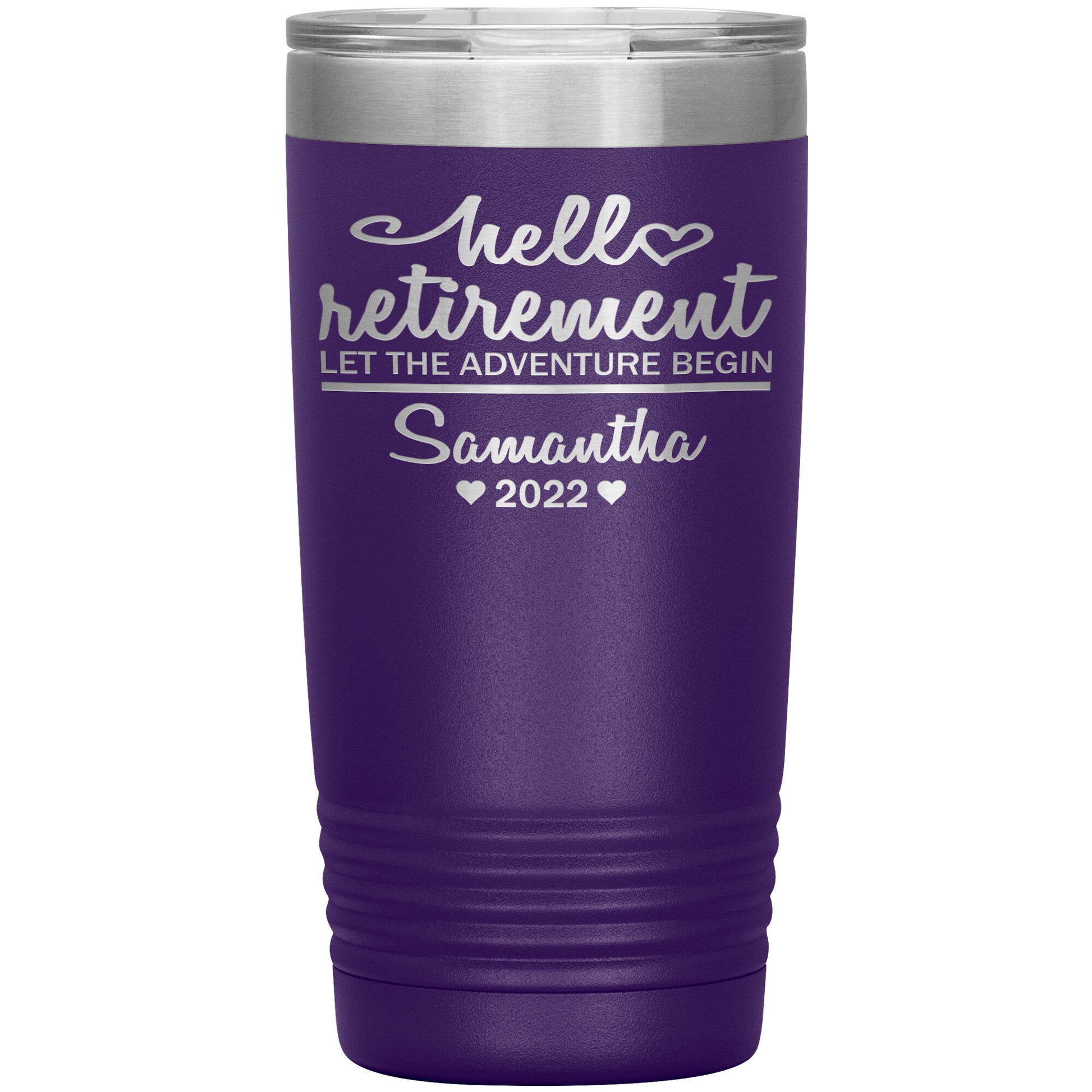 Hello Retirement Let The Adventure Begin Name Tumbler