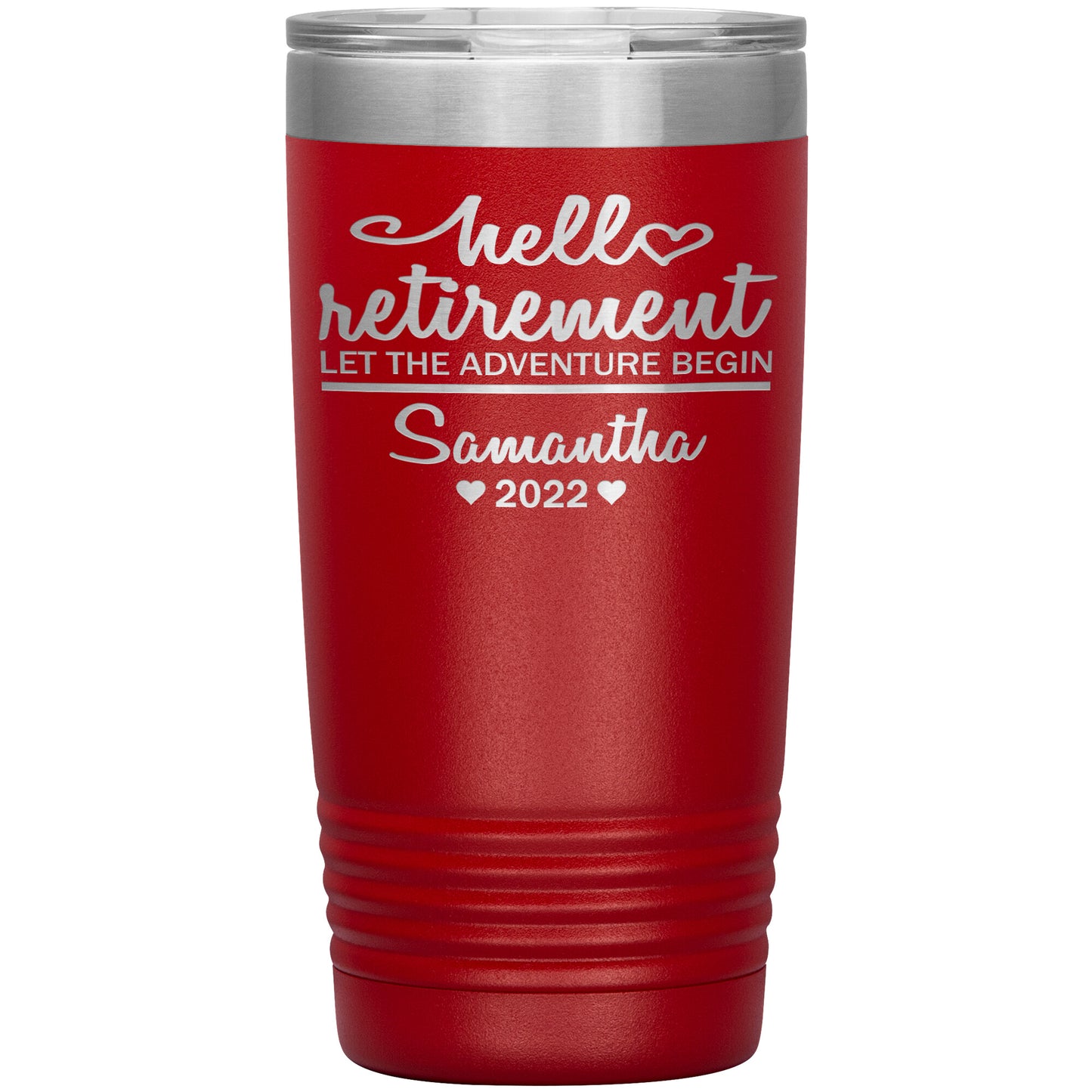 Hello Retirement Let The Adventure Begin Name Tumbler