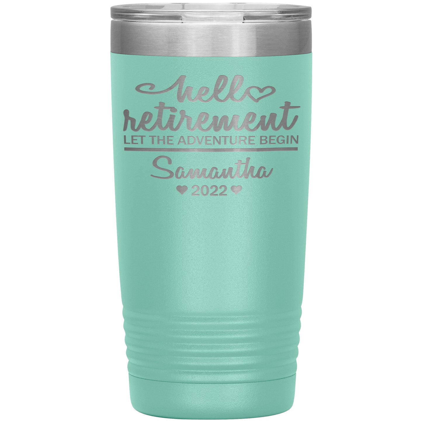 Hello Retirement Let The Adventure Begin Name Tumbler