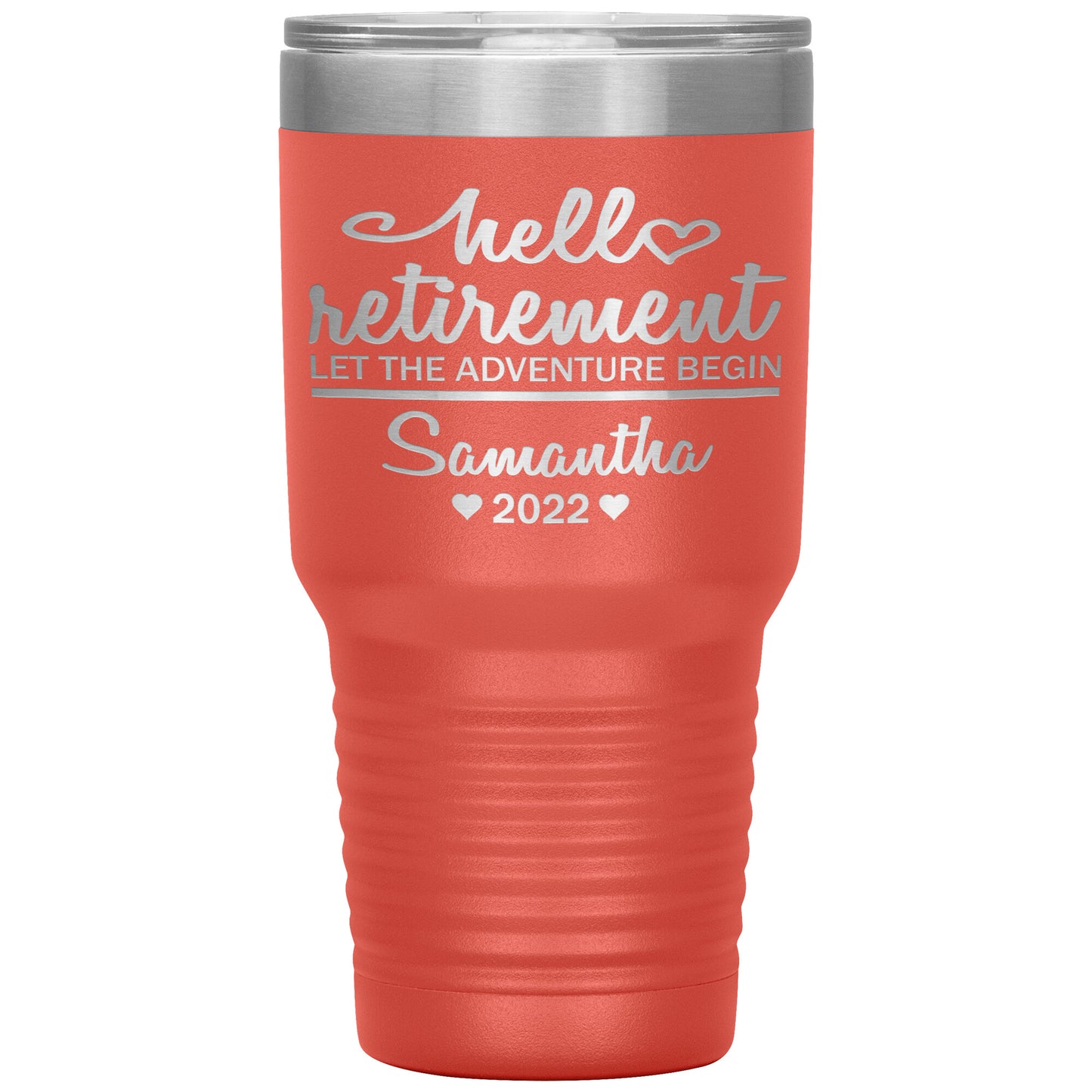 Hello Retirement Let The Adventure Begin Name Tumbler