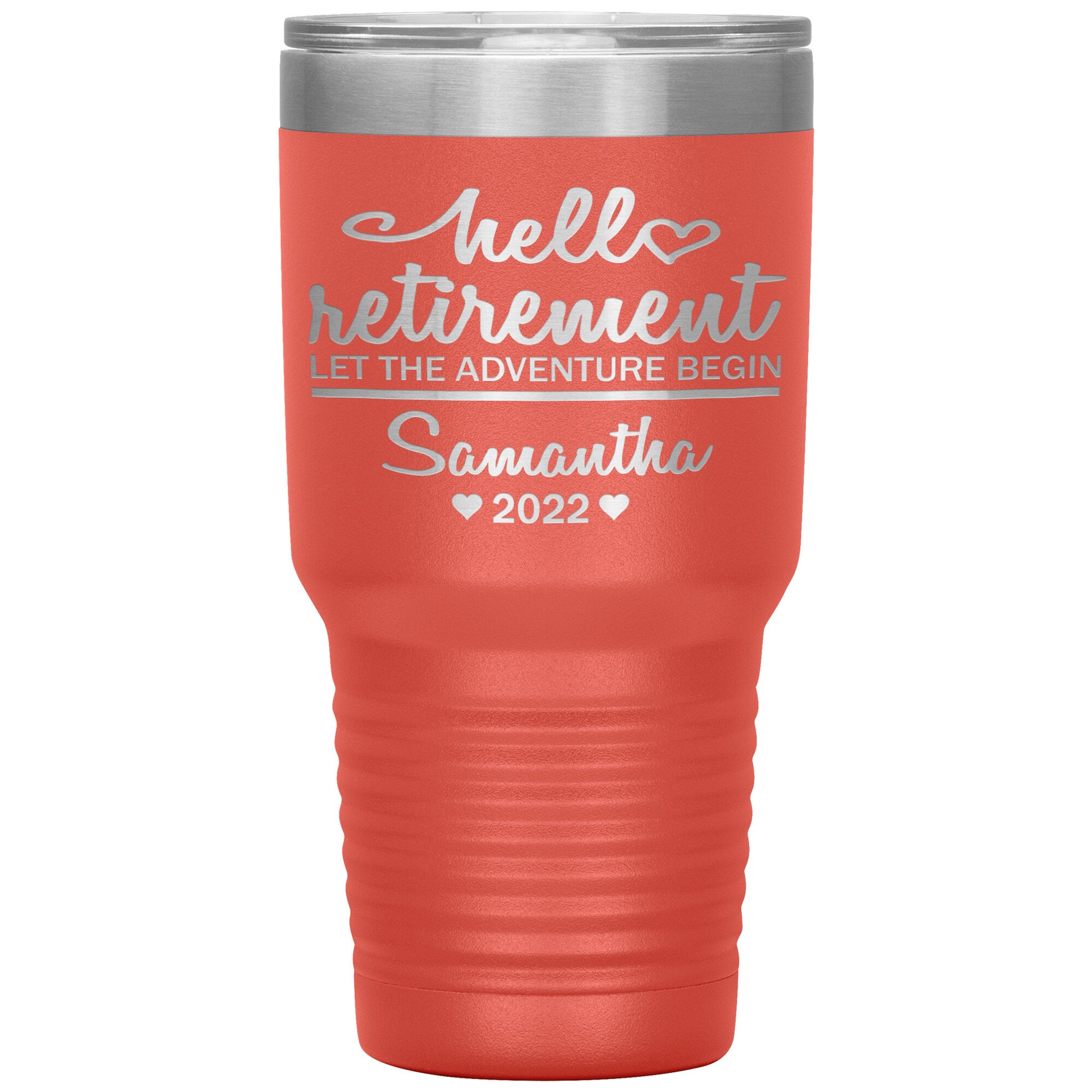 Hello Retirement Let The Adventure Begin Name Tumbler