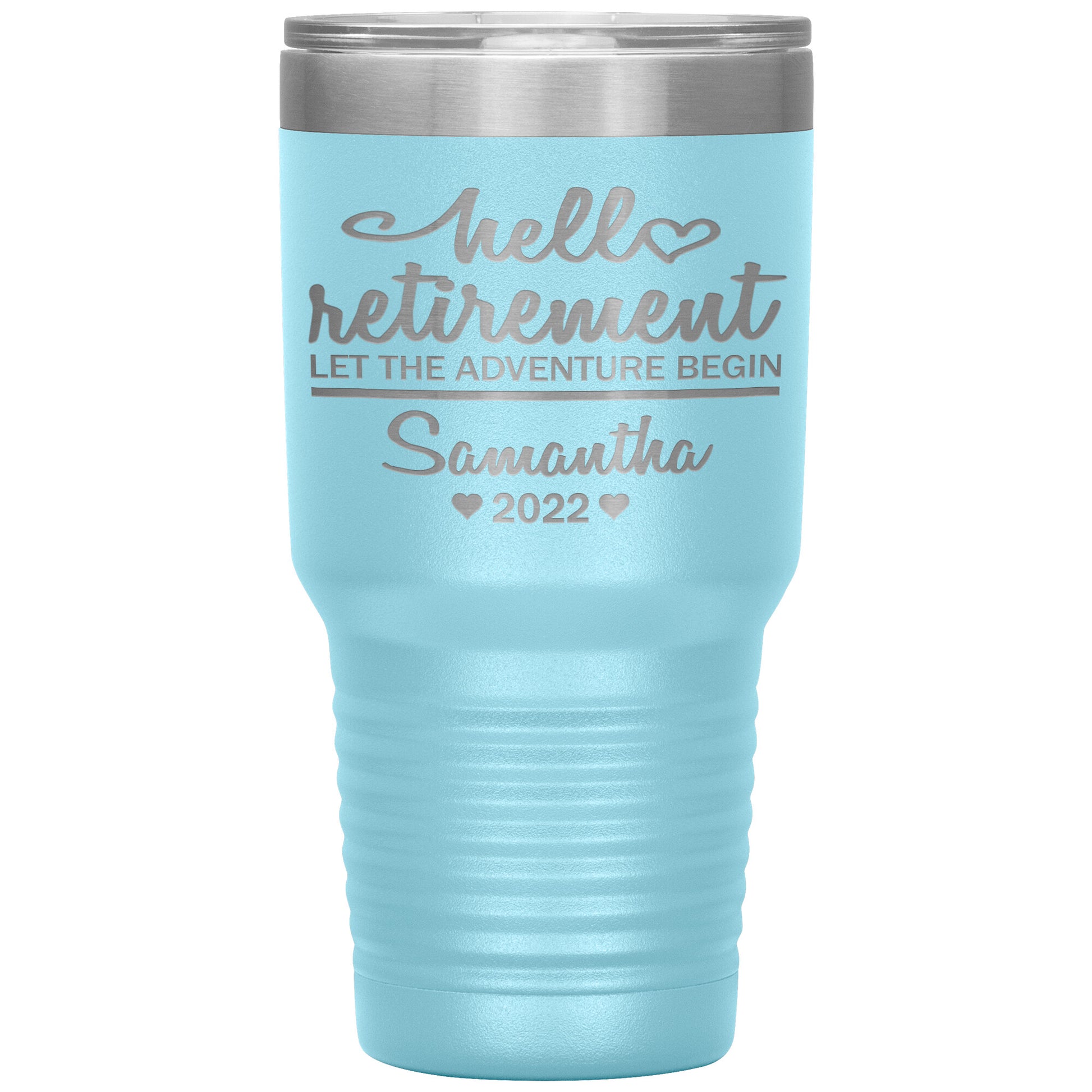 Hello Retirement Let The Adventure Begin Name Tumbler