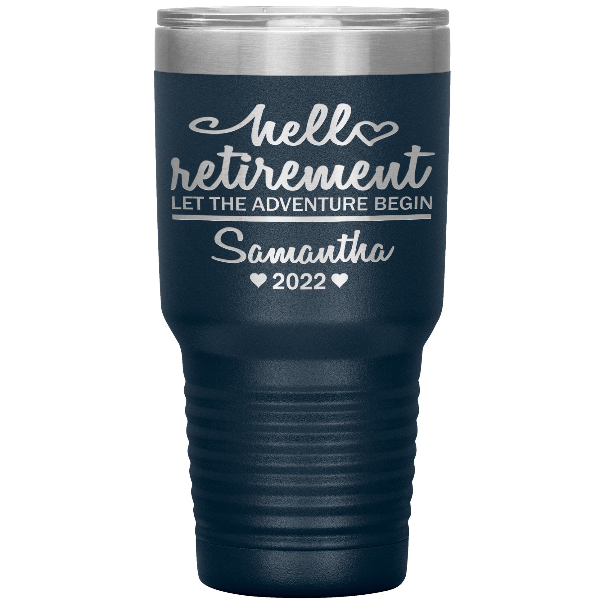 Hello Retirement Let The Adventure Begin Name Tumbler