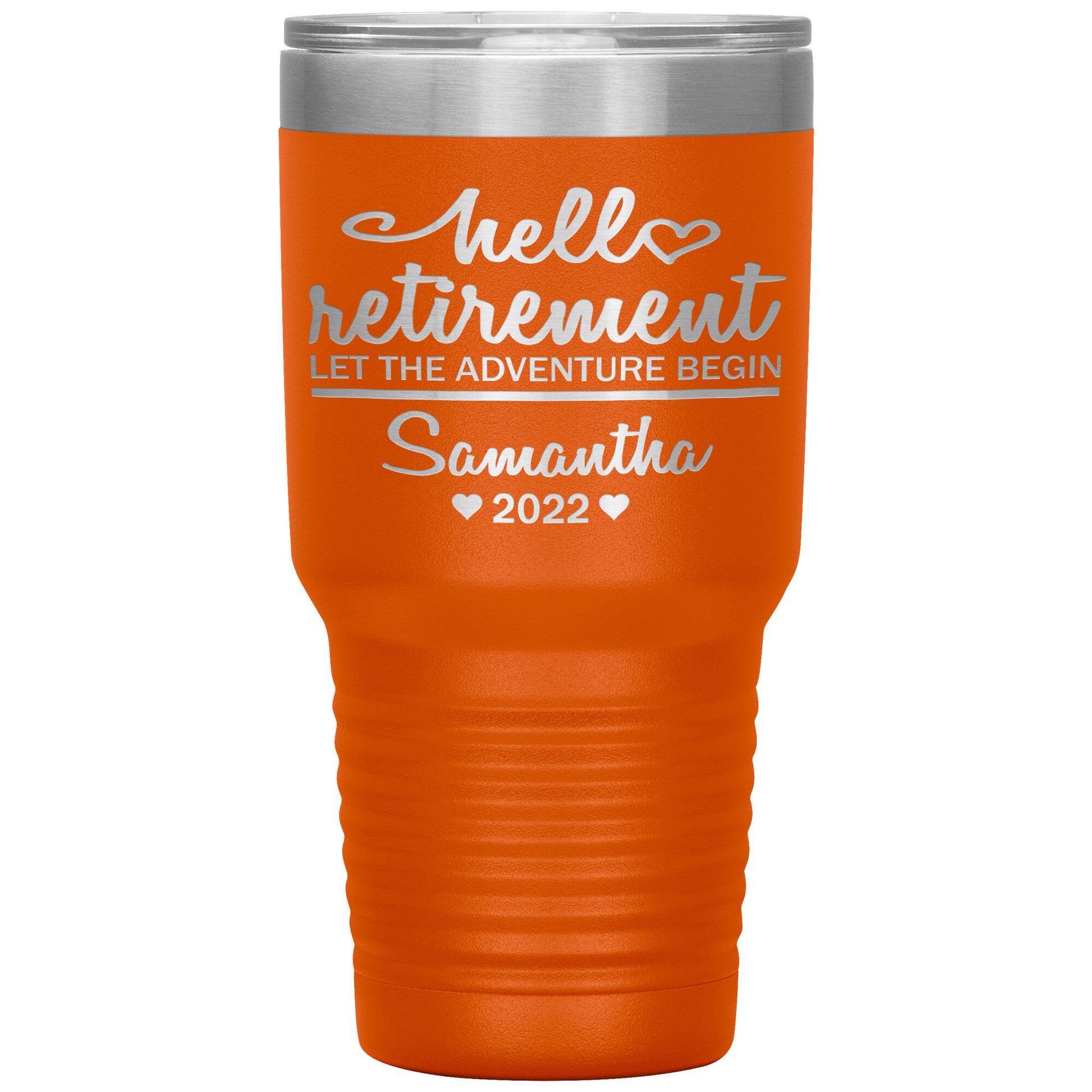 Hello Retirement Let The Adventure Begin Name Tumbler