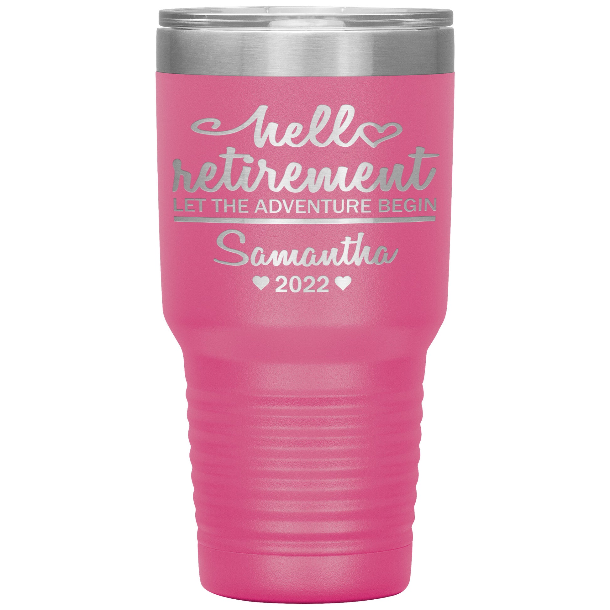 Hello Retirement Let The Adventure Begin Name Tumbler