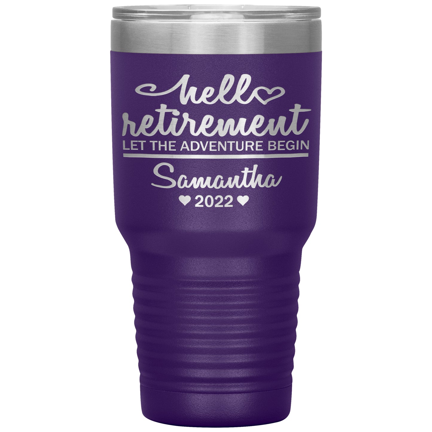Hello Retirement Let The Adventure Begin Name Tumbler