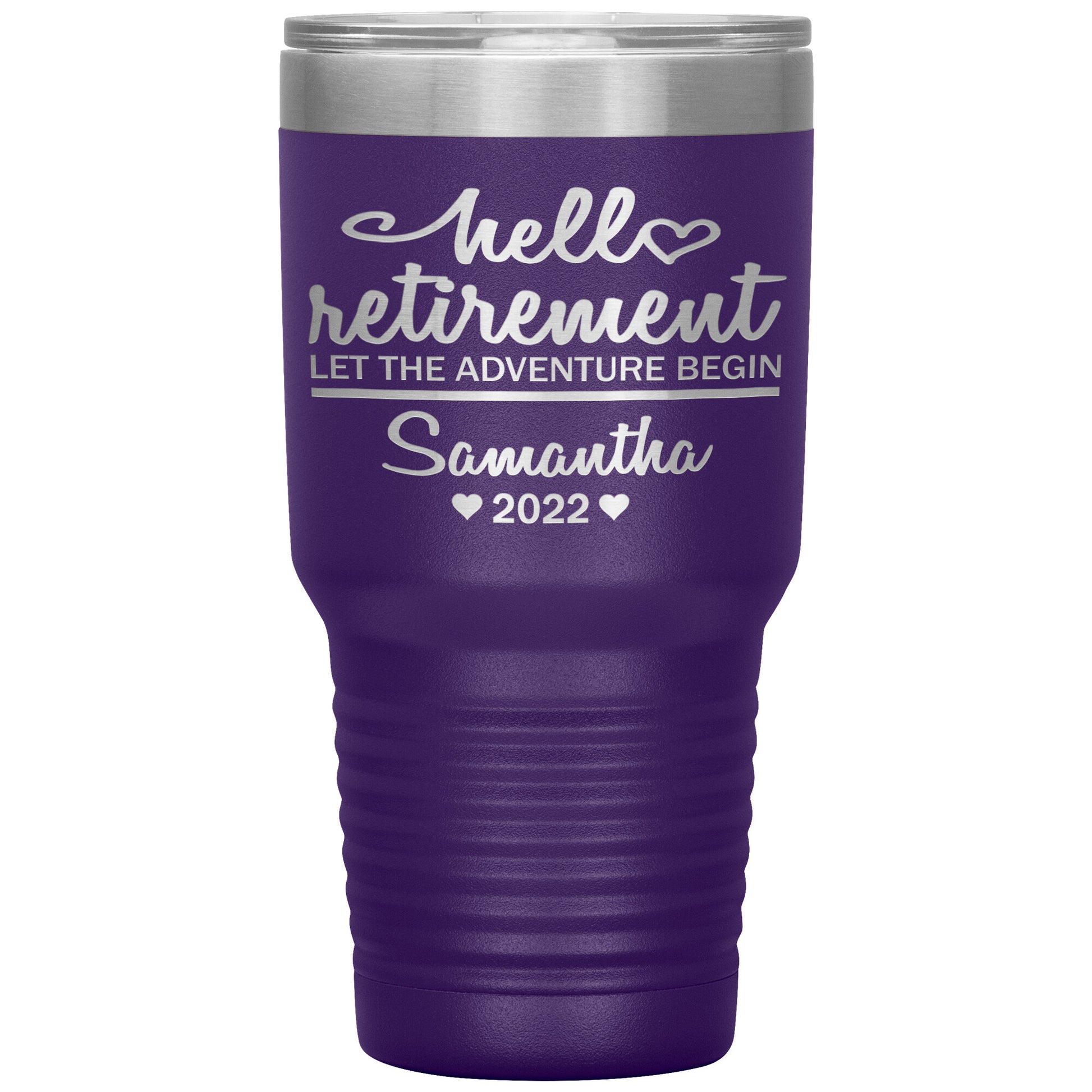 Hello Retirement Let The Adventure Begin Name Tumbler