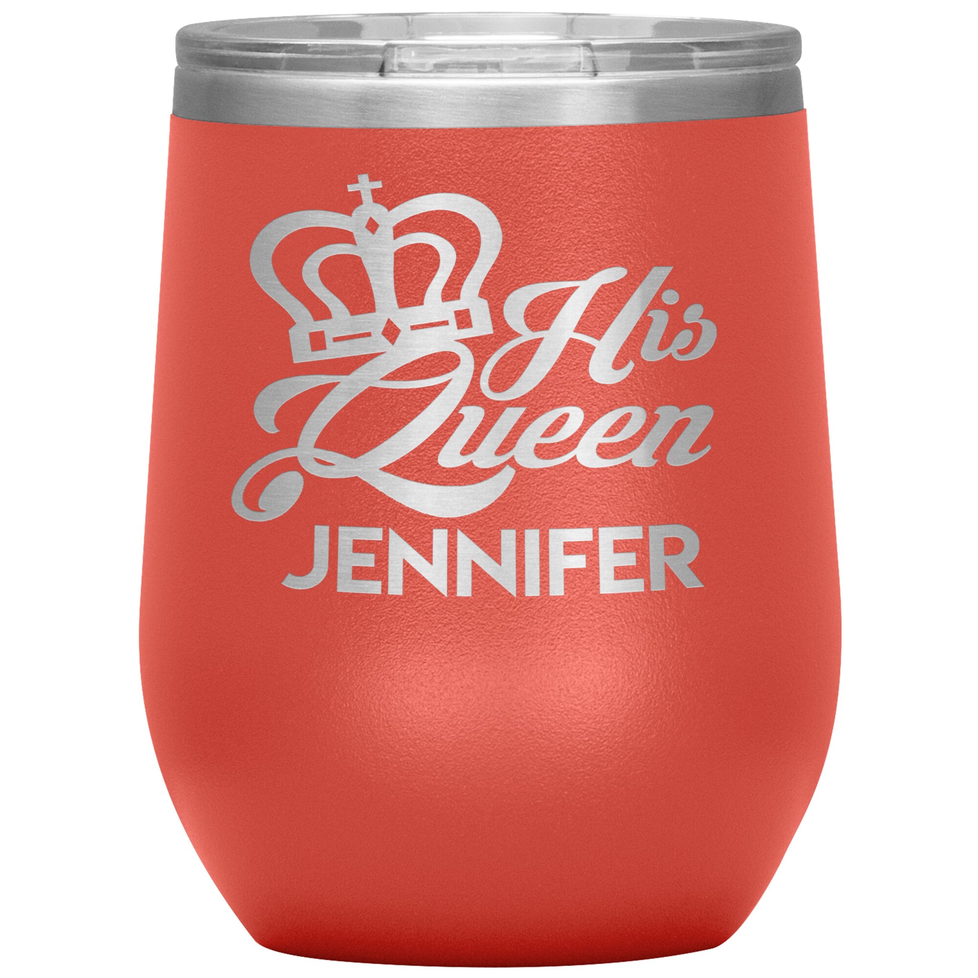 His Queen Name Tumbler