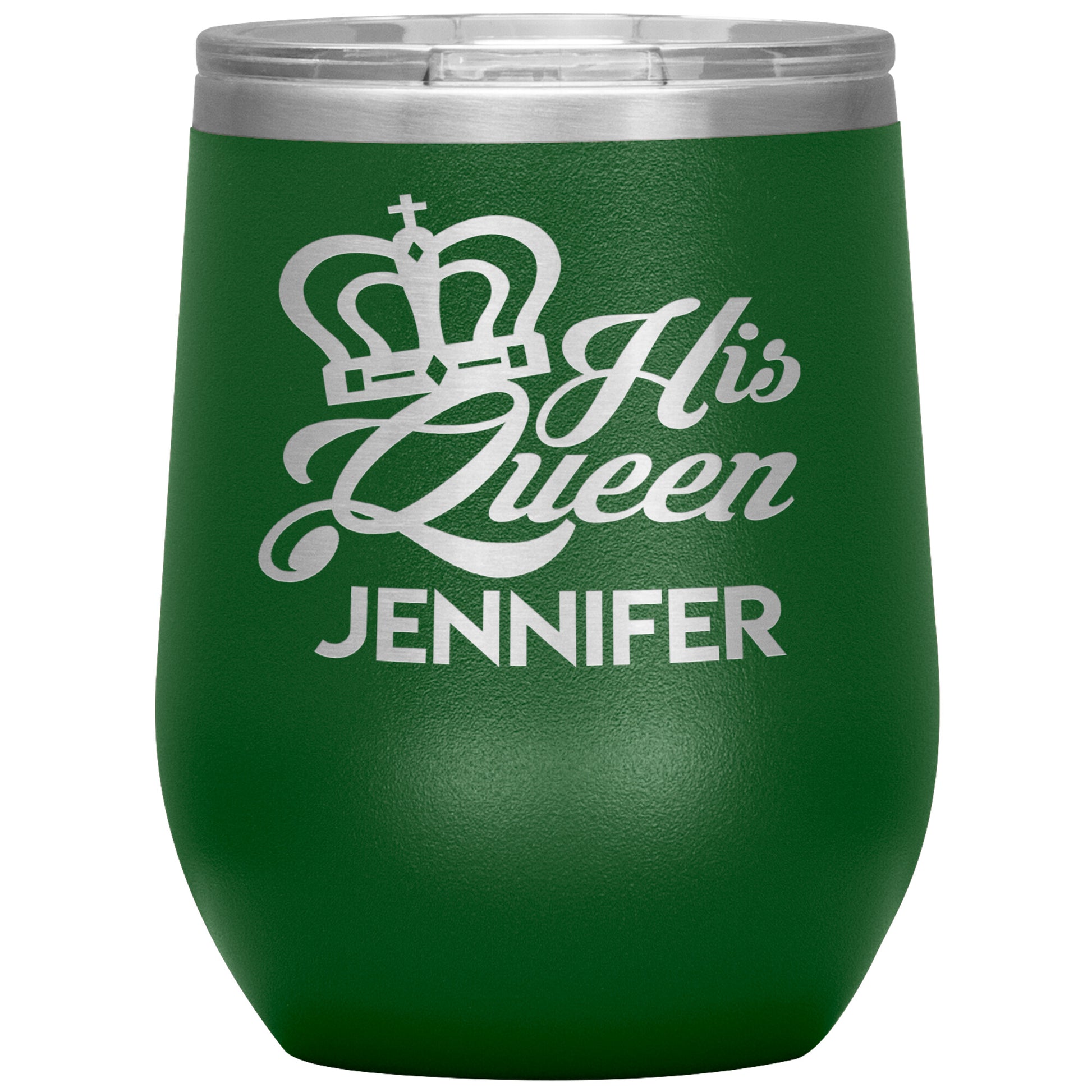 His Queen Name Tumbler