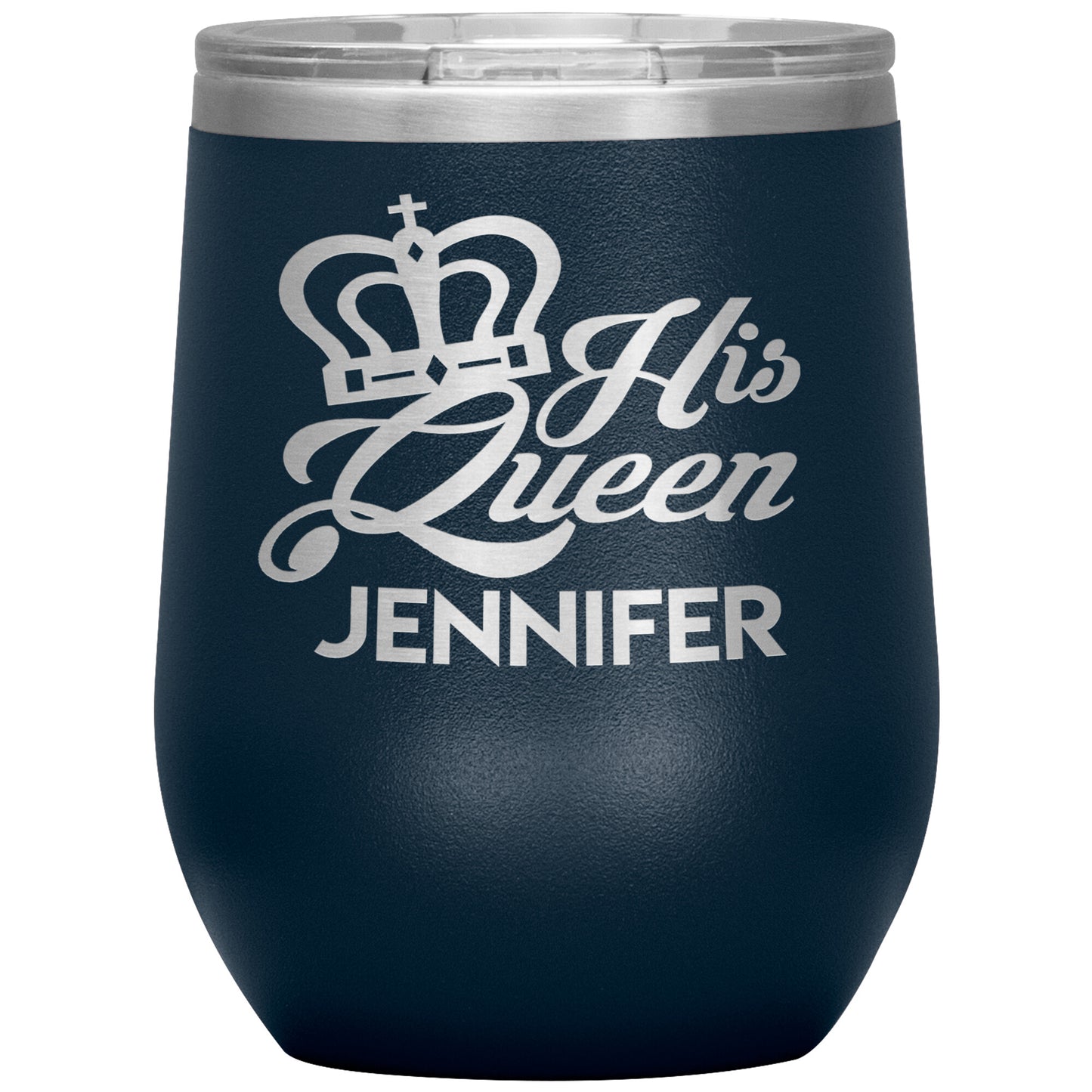 His Queen Name Tumbler