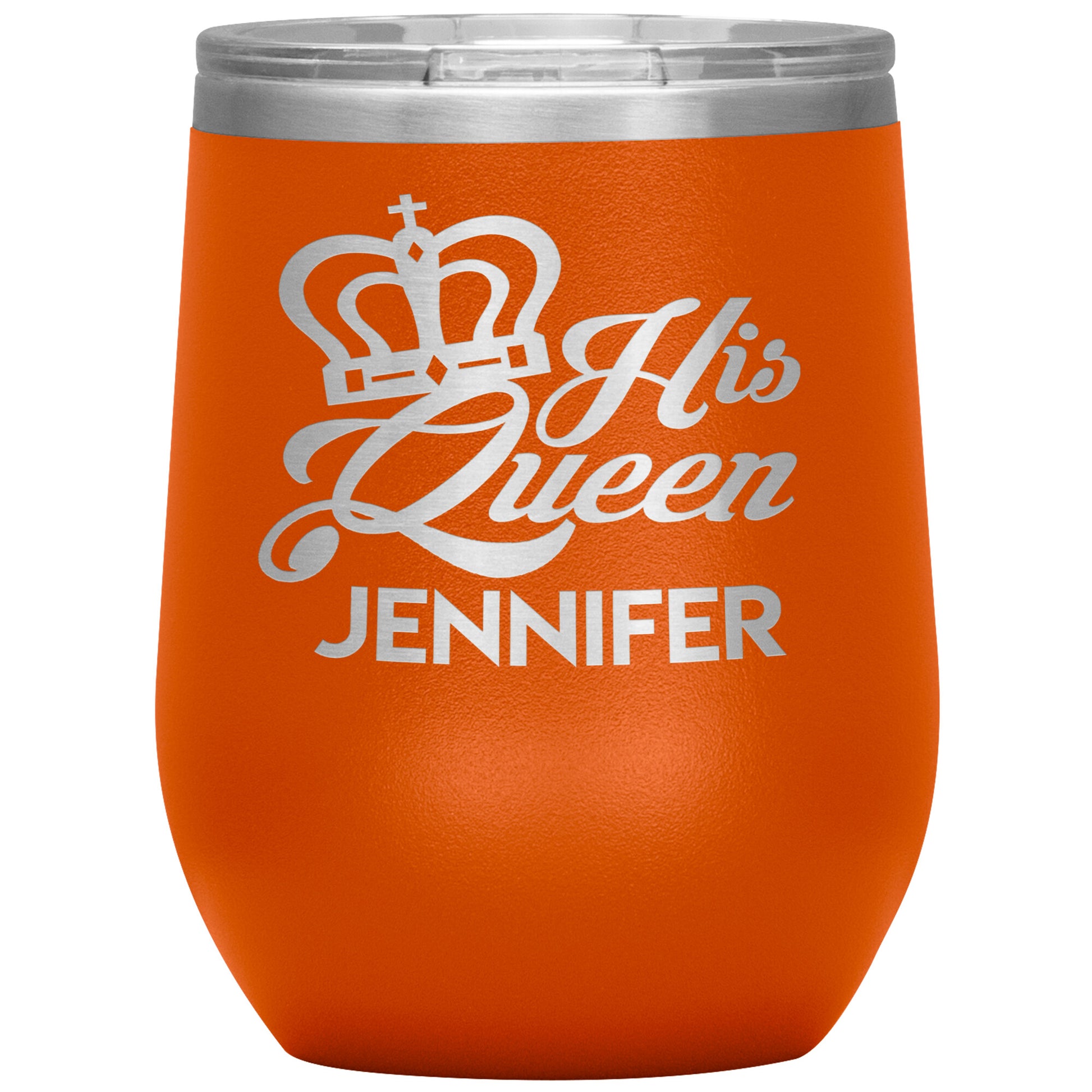 His Queen Name Tumbler