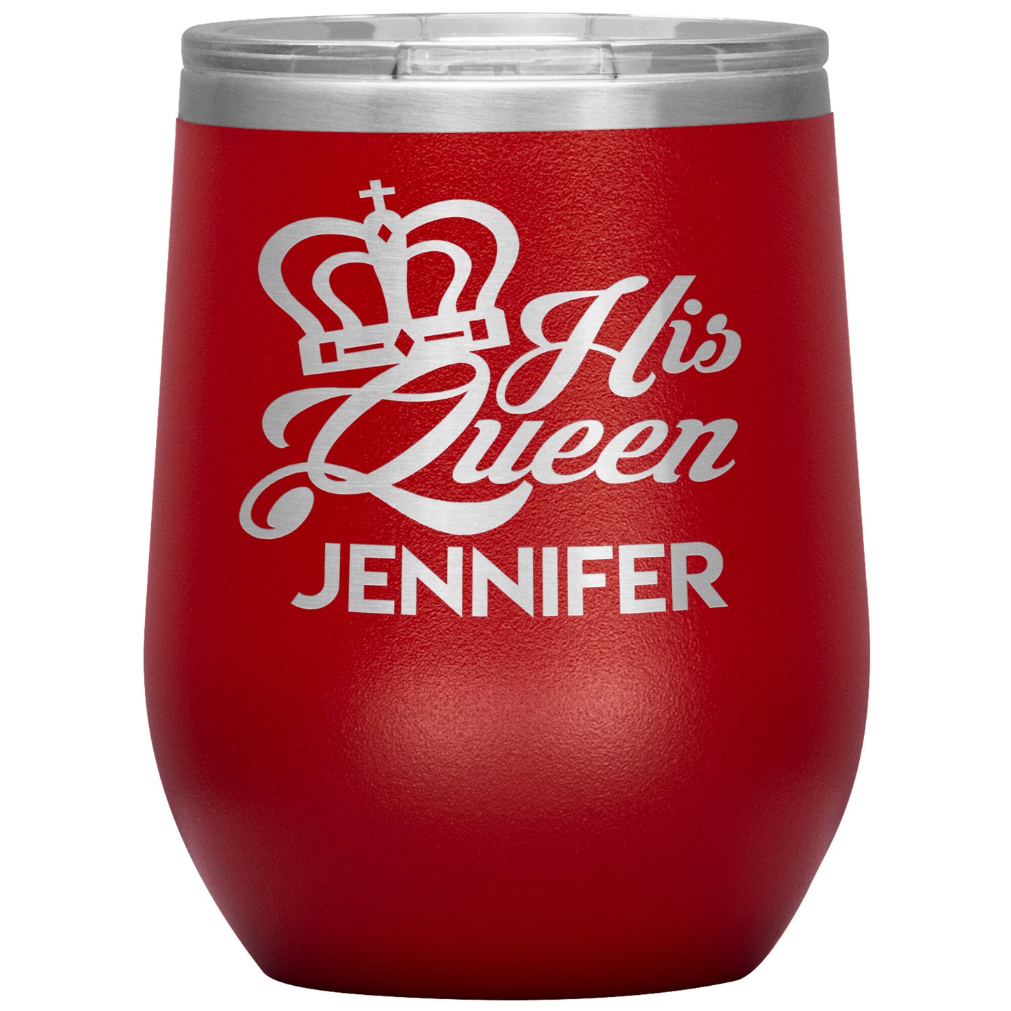 His Queen Name Tumbler