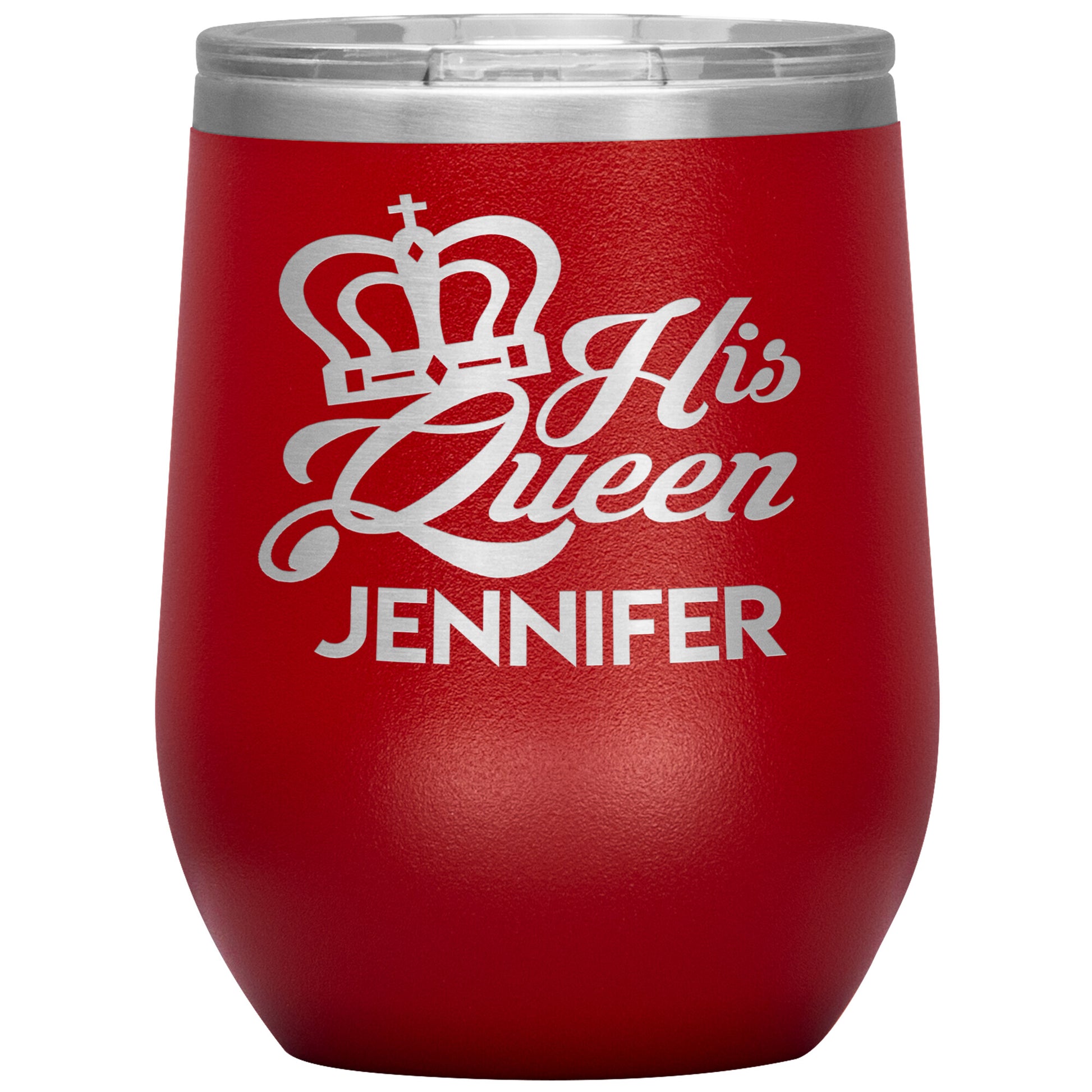 His Queen Name Tumbler