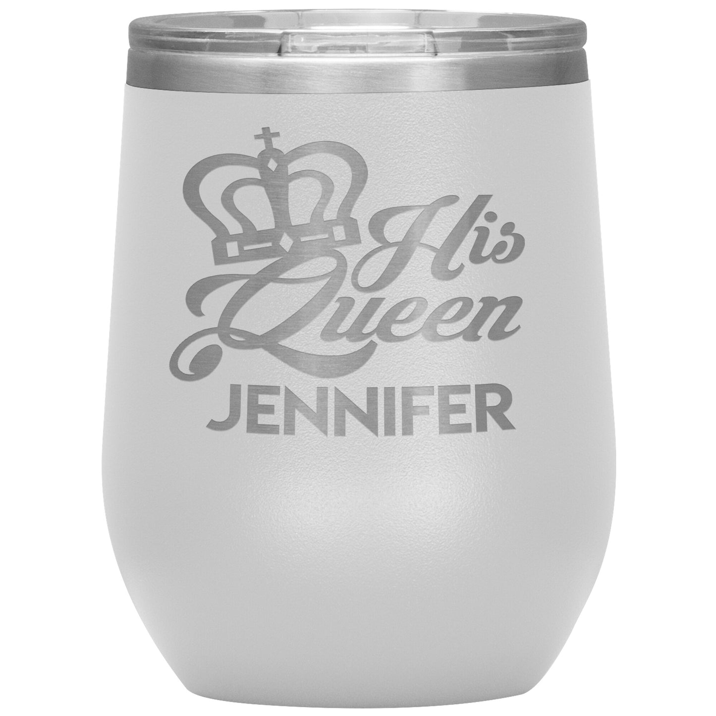 His Queen Name Tumbler