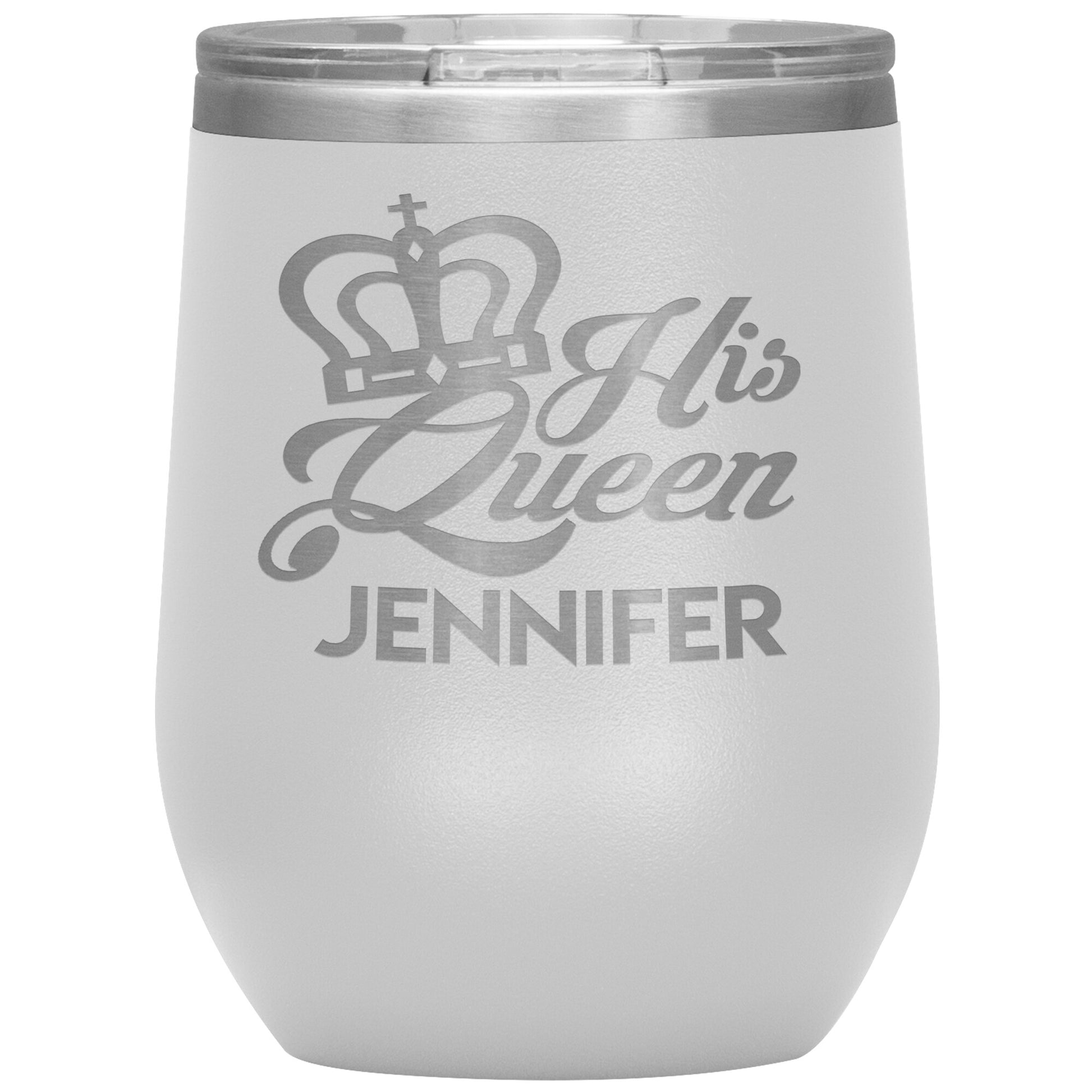 His Queen Name Tumbler