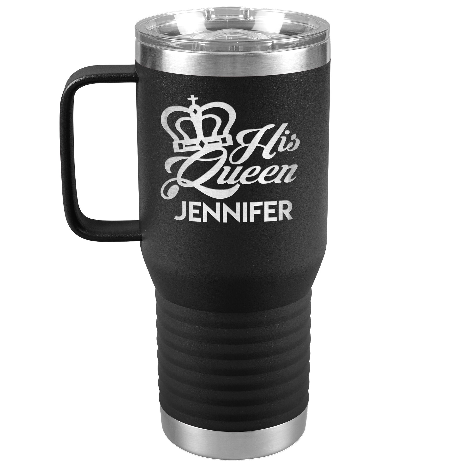 His Queen Name Tumbler