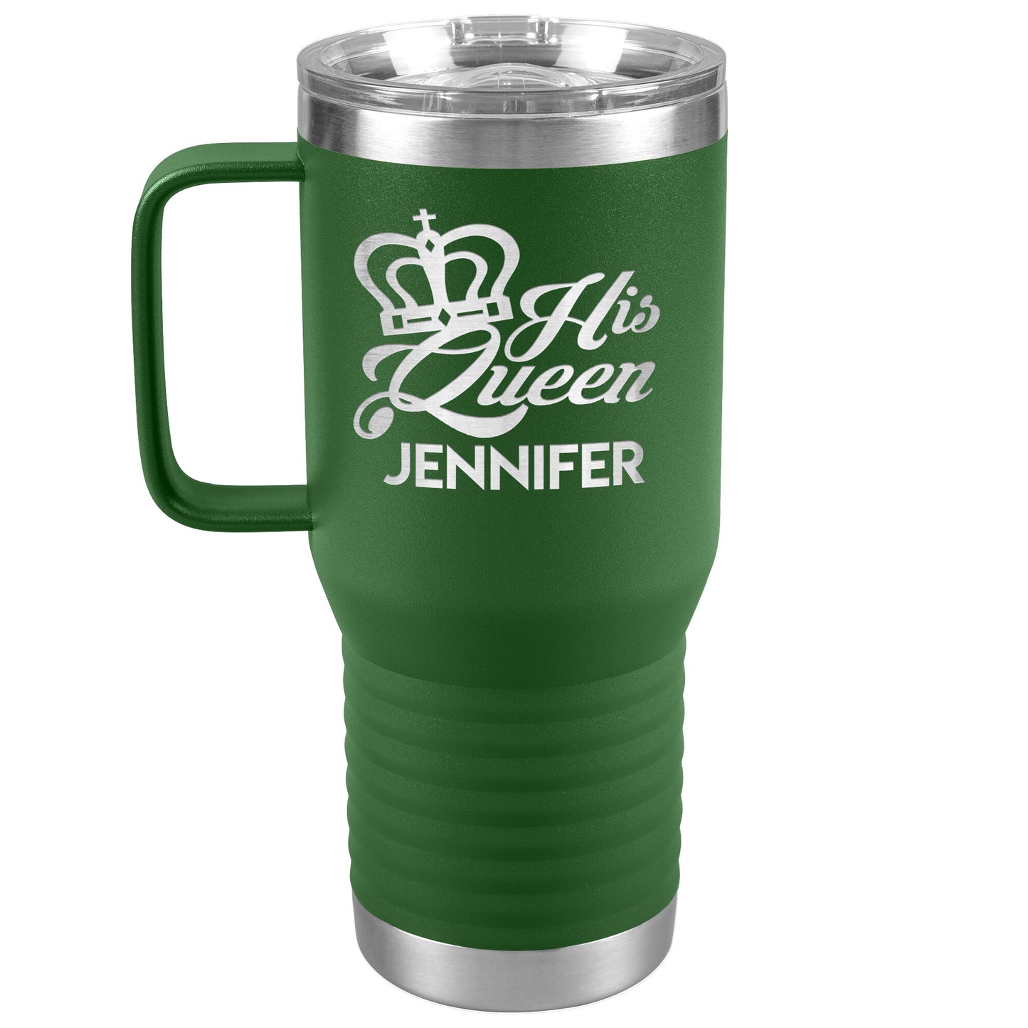 His Queen Name Tumbler