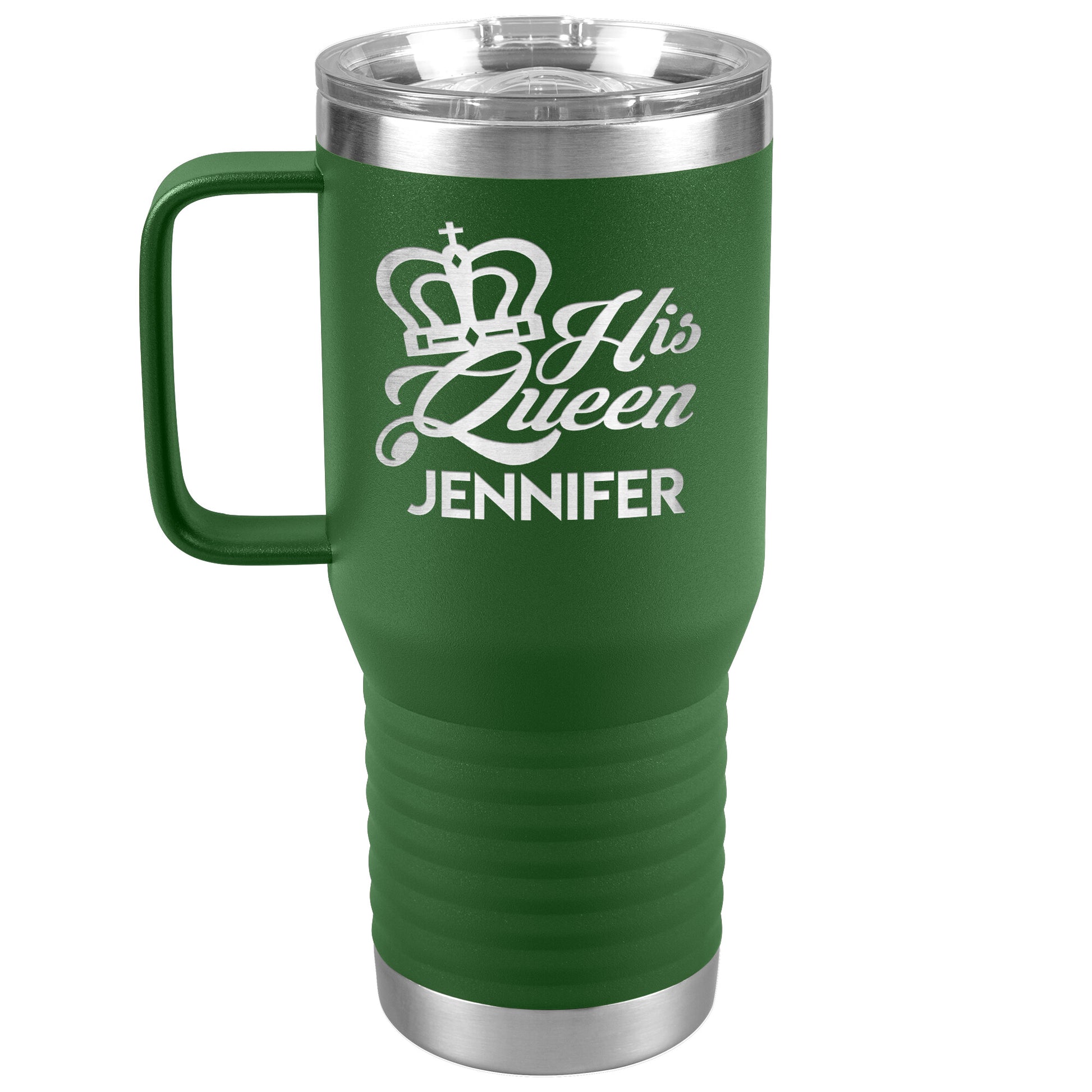 His Queen Name Tumbler