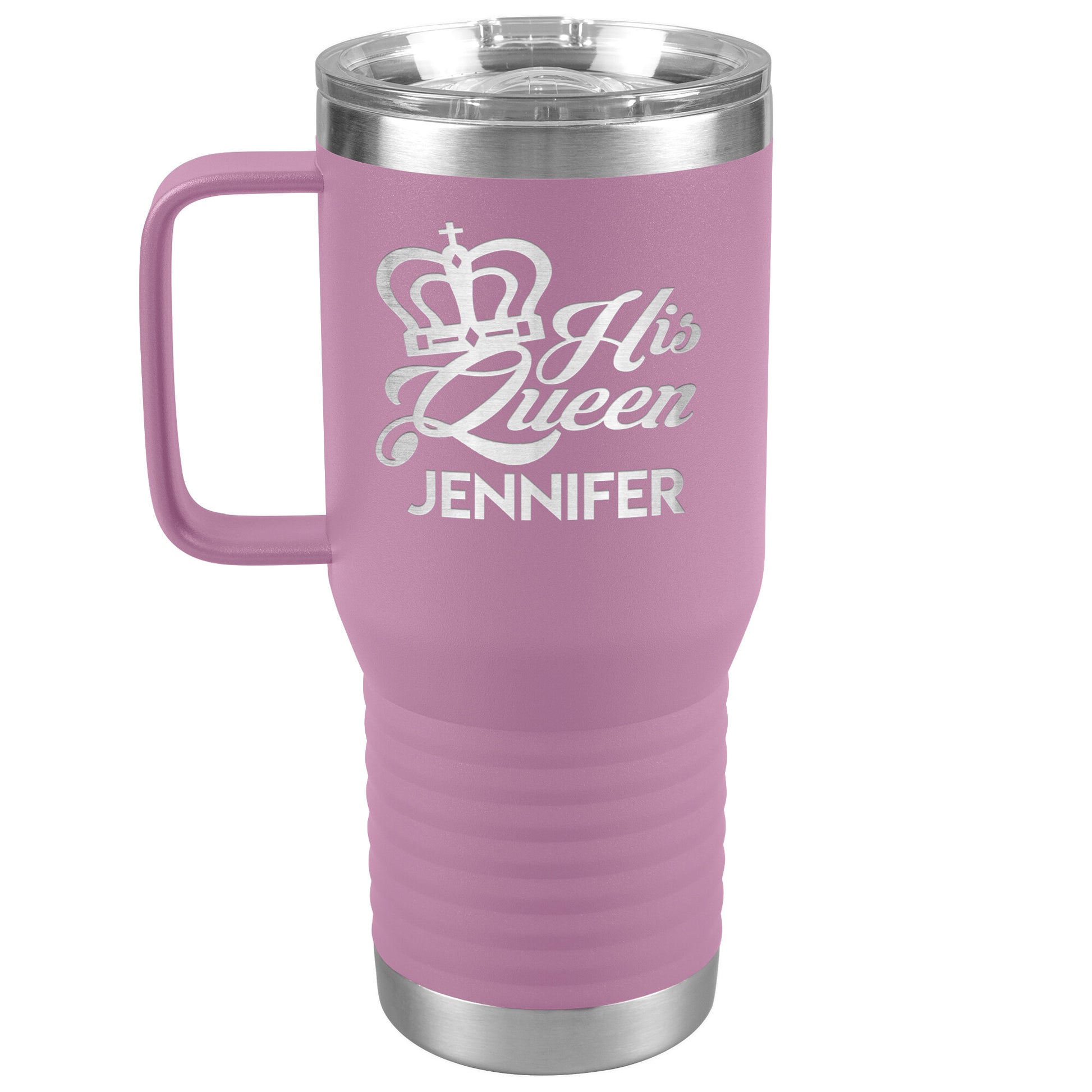 His Queen Name Tumbler