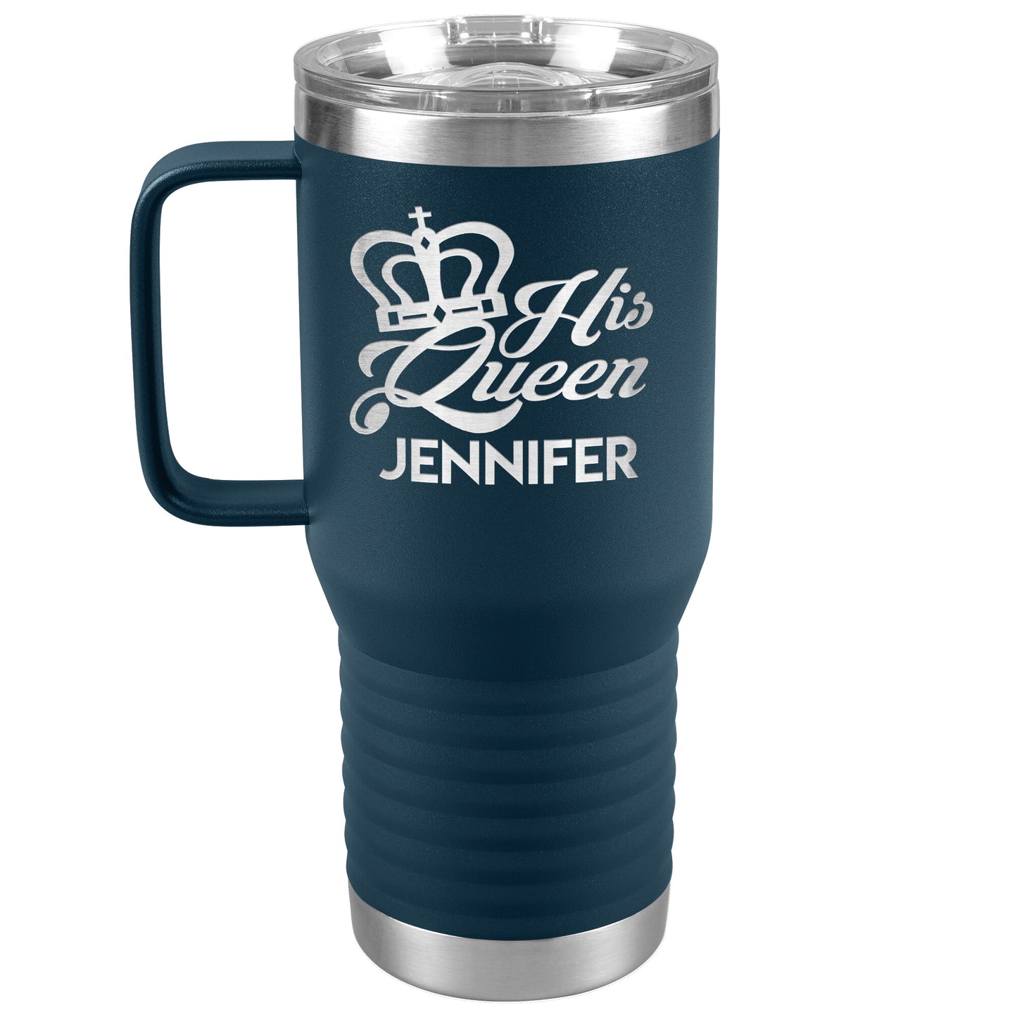 His Queen Name Tumbler